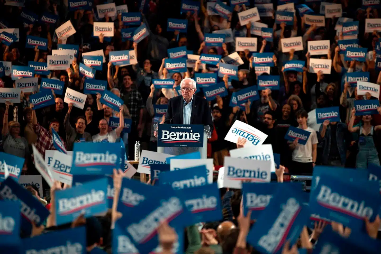 Bernie Sanders har ikke mindst godt tag i de yngre generationer, der deltager talstærkt i hans vælgermøder.