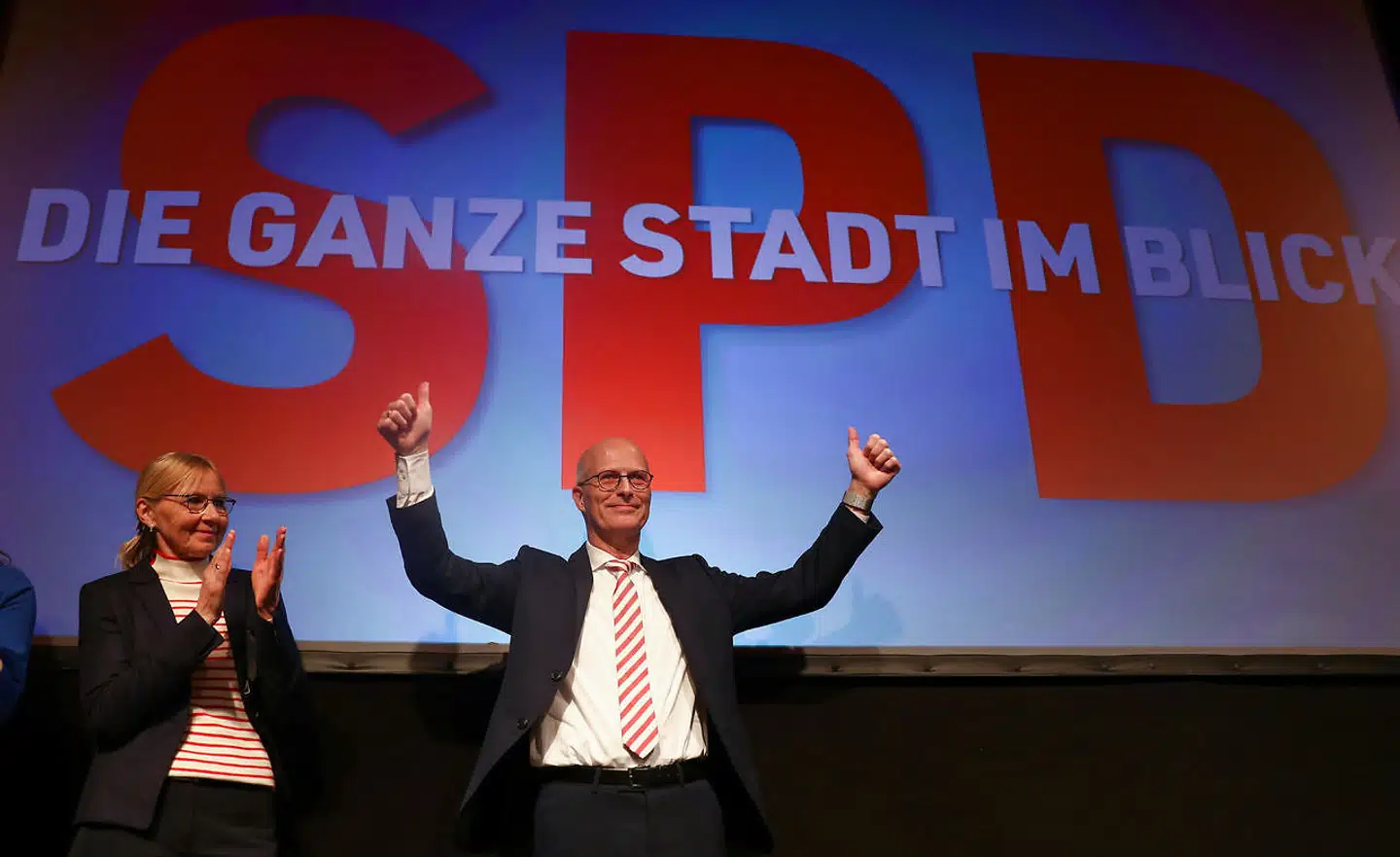 SPD har genvundet regeringsmagten i Hamborg.
