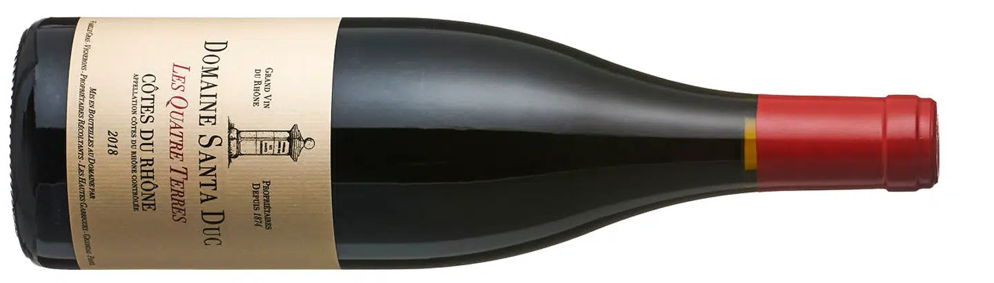 Quatre Terres, Domaine Santa Duc.