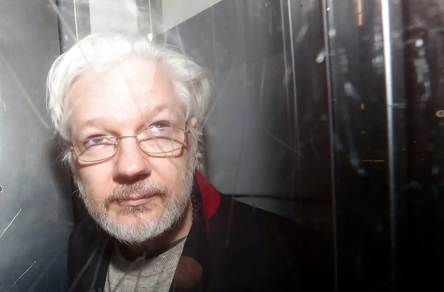 Arkivfoto. WikiLeaks-stifter Julian Assange i januar 2020.