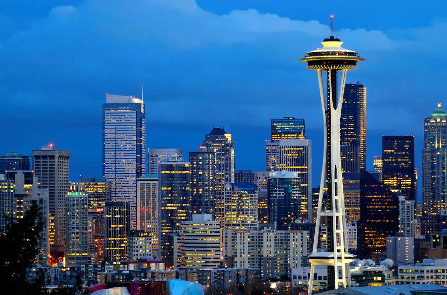 Hvis folk i Seattle har ry for at være lidt kolde, så skyldes det faktisk den skandinaviske indvandring, fortæller denne uges expat, som er kulturel ambassadør i byen ... Her ses byens vartegn, Space Needle, som blev bygget til Verdensudstillingen i 1962. Det ses bedst på afstand fra Kerry Park.
