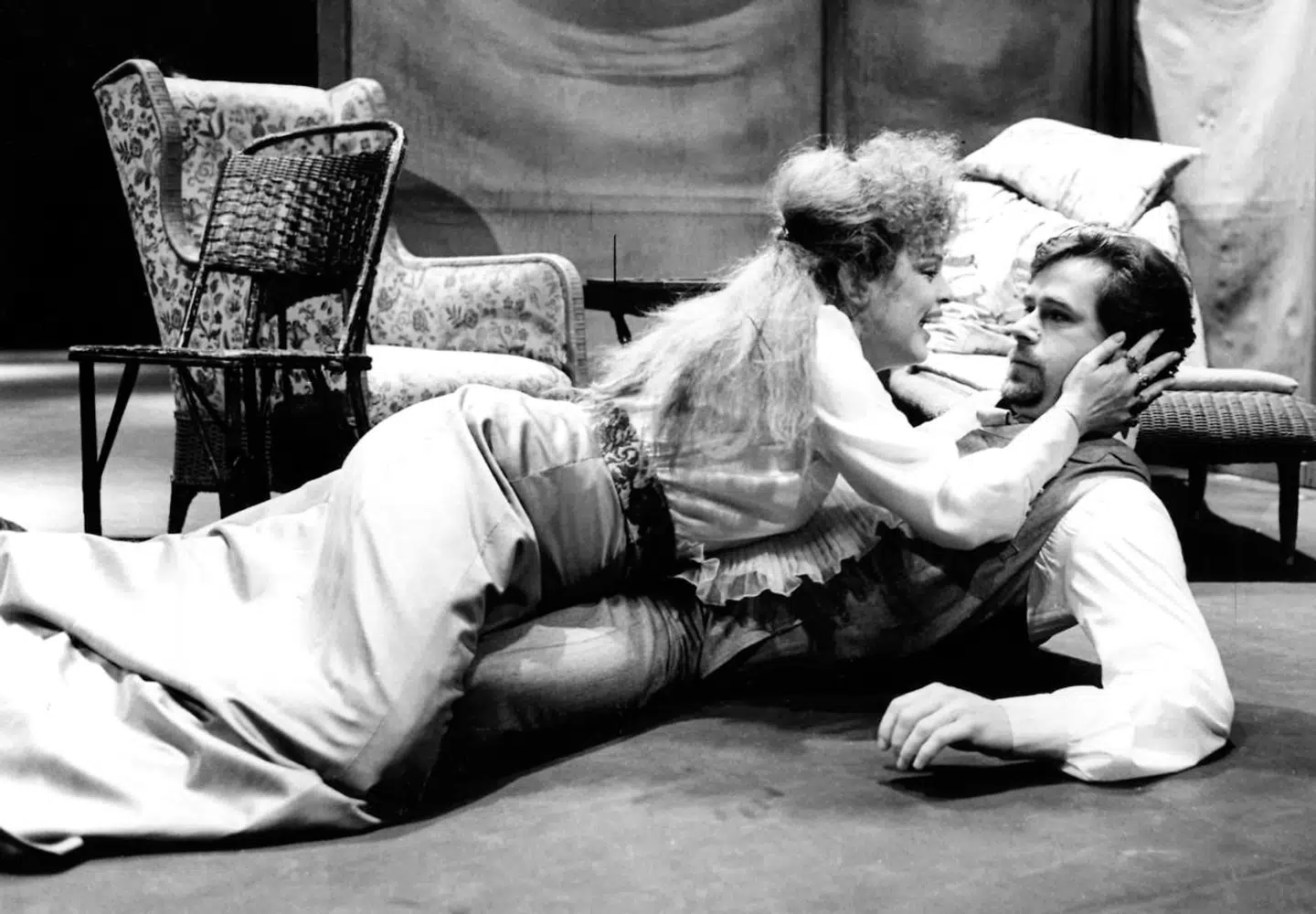 I tæt samspil med Ghita Nørby i Tjekhovs »Mågen« iscenesat af Ib Thorup.