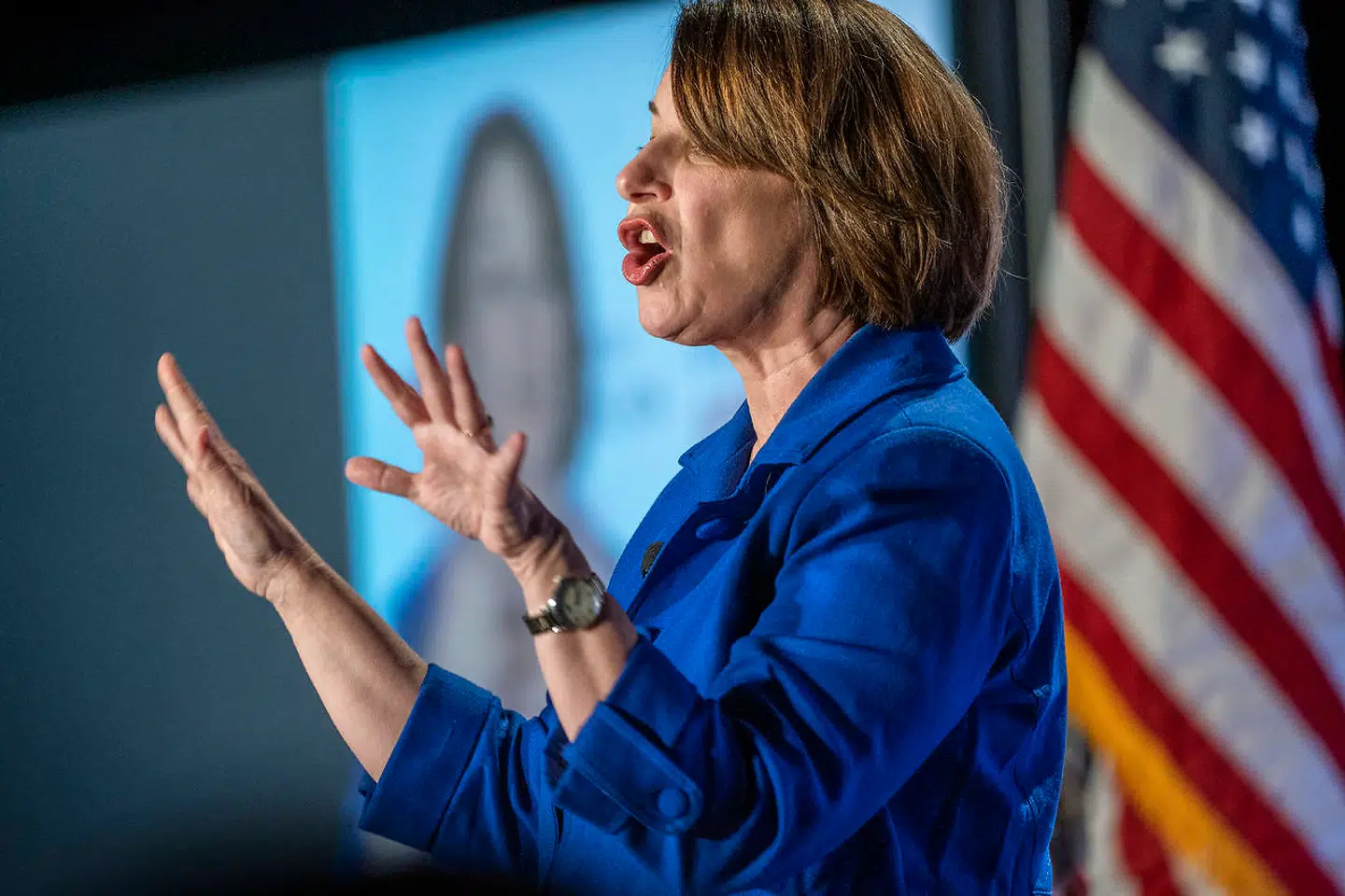 Amy Klobuchar tog revanche i New Hampshire, hvor hun kom ind på en tredjeplads i kølvandet på Bernie Sanders og Pete Buttigieg.