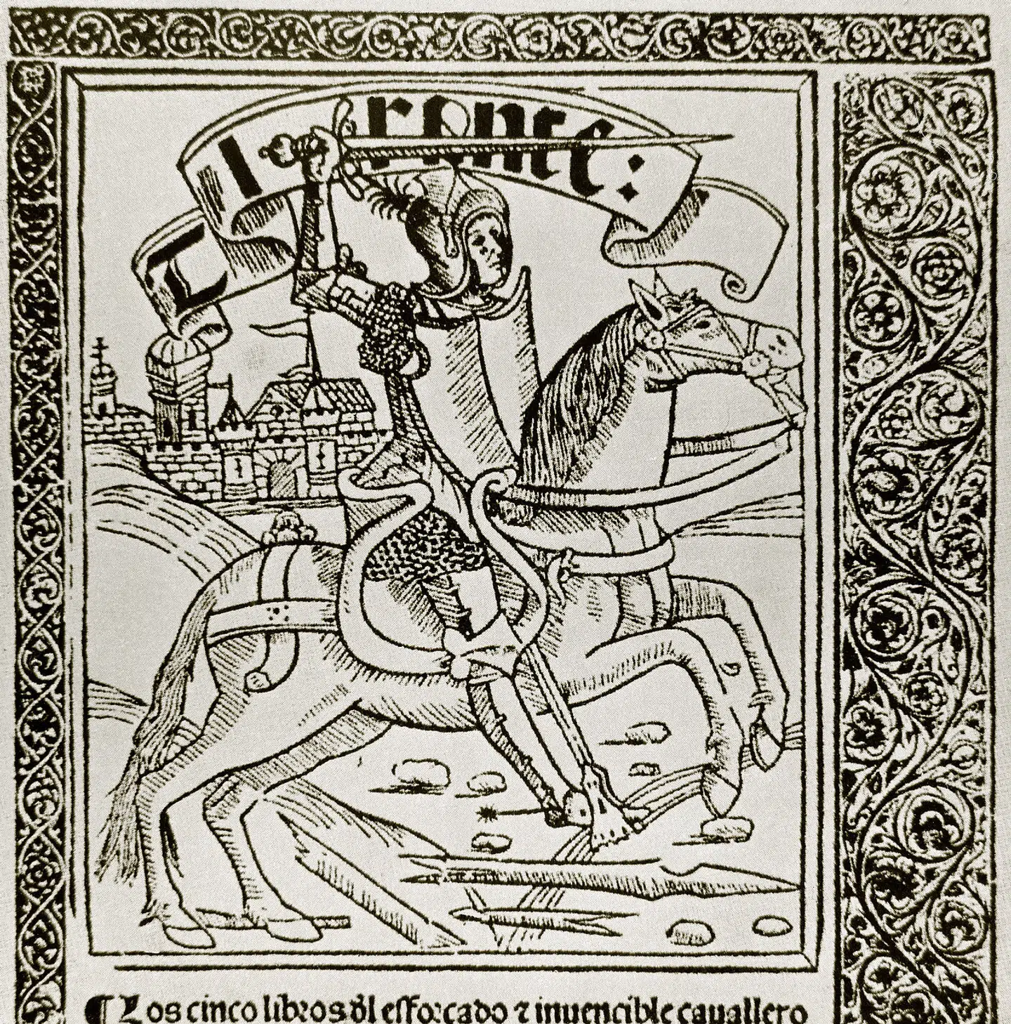 Denne udgave fra 1511 af »Tirant lo Blanc« findes på nationalbiblioteket i Madrid.