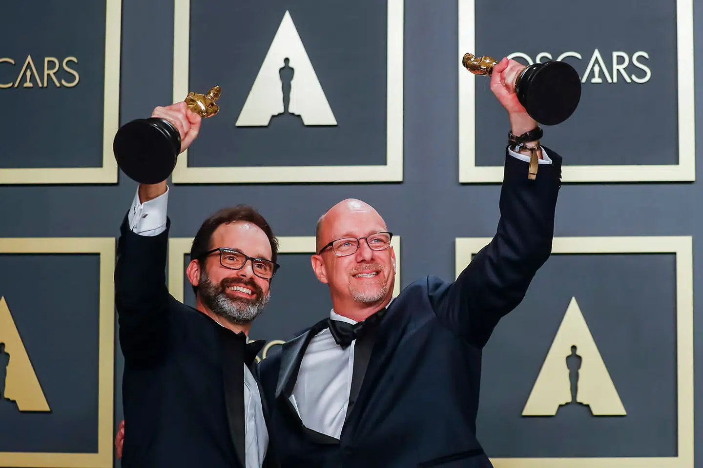 Andrew Buckland og Michael McCuskervandt for deres klipning af »Ford v Ferrari«.