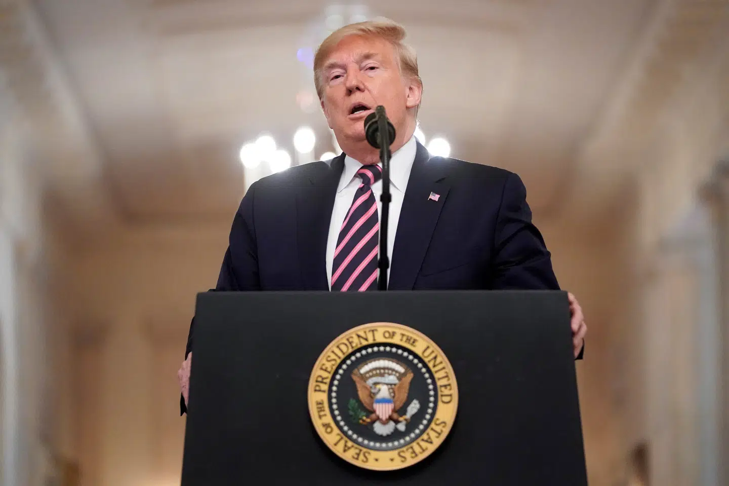 USA's præsident, Donald Trump, bekræfter i en meddelelse, at USA har dræbt lederen af al-Qaeda på Den Arabiske Halvø, Qasim al-Rimi, i en anti-terroroperation i Yemen. (Arkivfoto) Joshua Roberts/Reuters