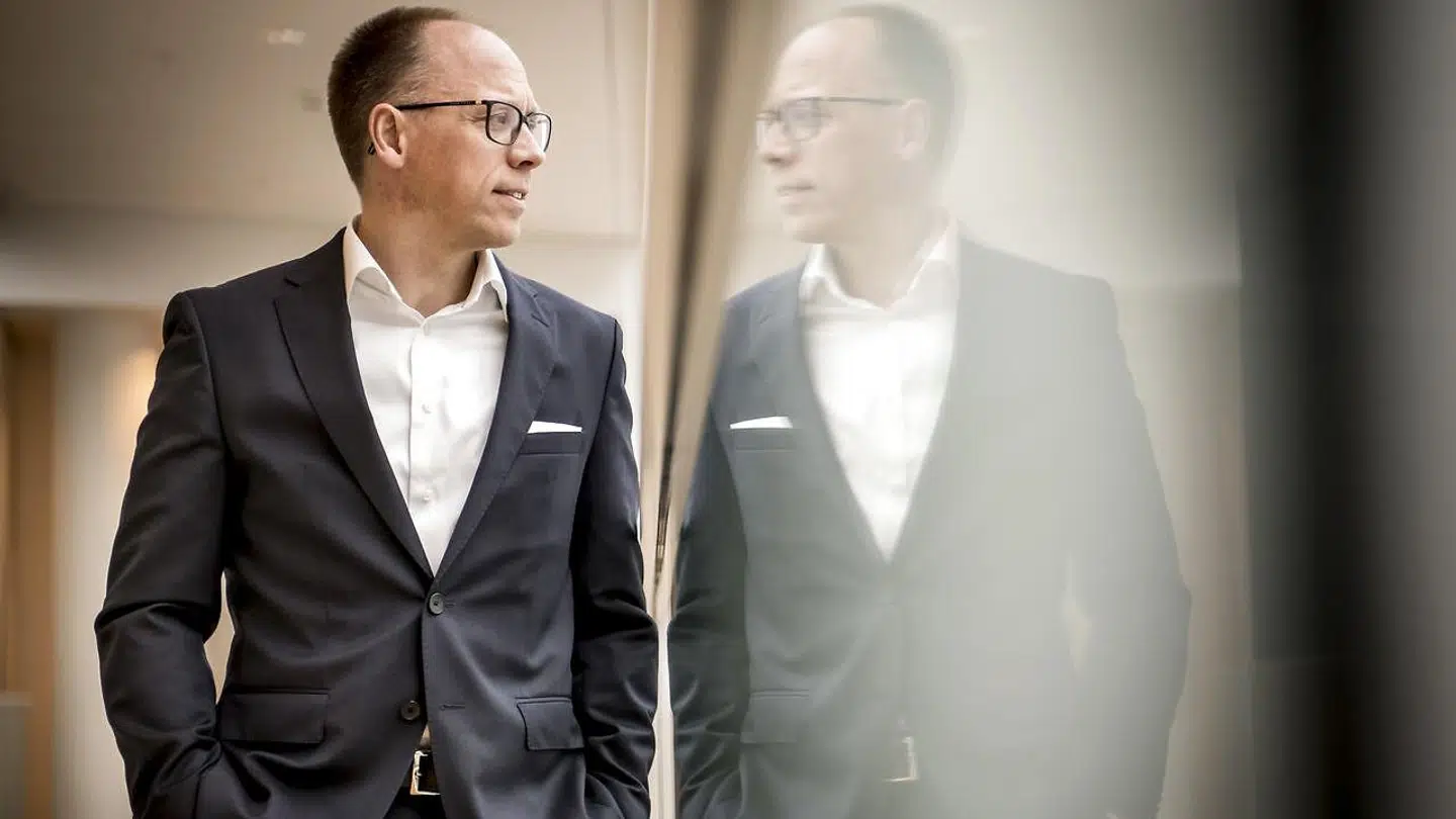 Frank Vang-Jensen fremlægger årsregnskab for Nordea, hvor han tog over i september 2019.