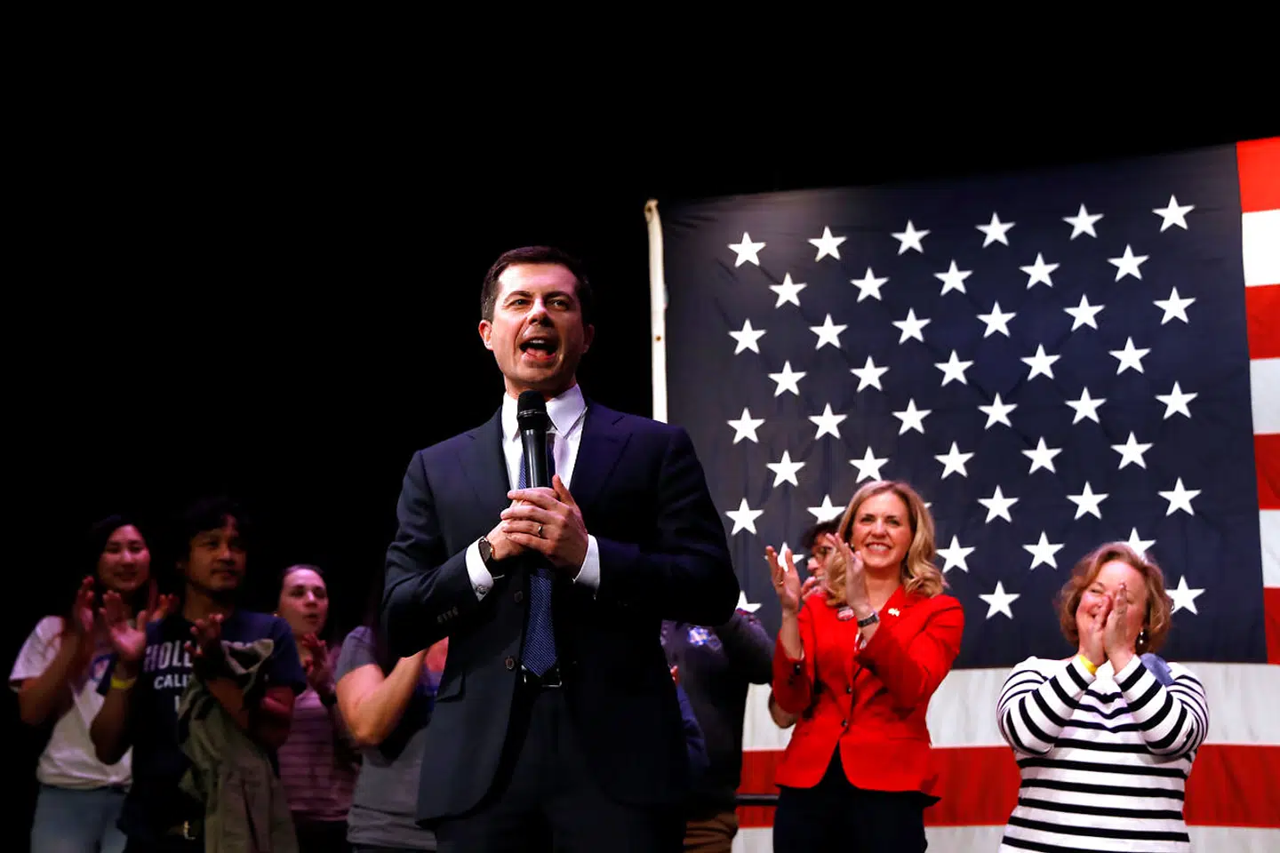 South Bend-borgmester Pete Buttigieg tog sejren i Iowa.