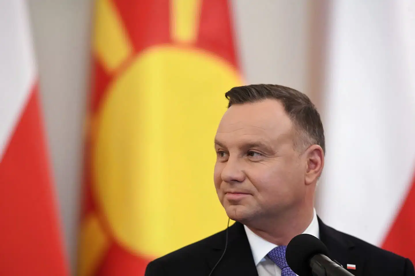 Polens nuværende præsident Andrzej Duda (ARKIVFOTO) (EPA/RADEK PIETRUSZKA POLAND OUT).