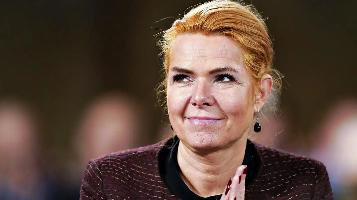 Næstformand Inger Støjberg ved Venstres landsmøde i Herning Kongrescenter, søndag den 17. november 2019.. (Foto: Henning Bagger/Ritzau Scanpix)