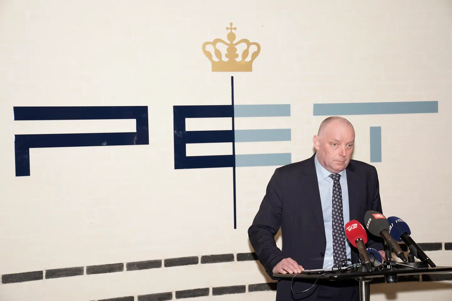 Politiets Efterretningstjeneste, PET, afholder pressemøde om spionage, i Buddinge mandag den 3. januar 2020.
