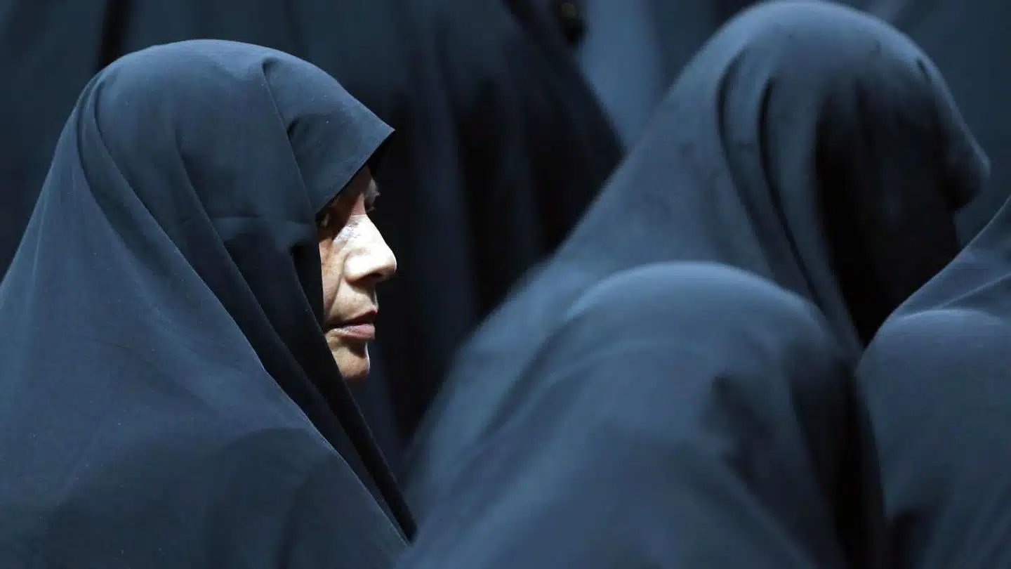 I 2019 demonstrerede iranske kvinder i Teheran for at udtrykke støtte til det muslimske tørklæde (billedet). I Tyskland har tumult ved en paneldebat om tørklædeforbud nu udløst debat om retten til ytringsfrihed.