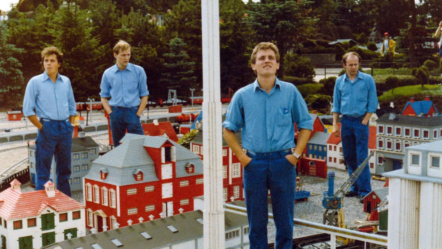 Kliche - alias Voss, Valo, Hug og Brill som de unge mænd kaldte sig ved debuten i 1980.