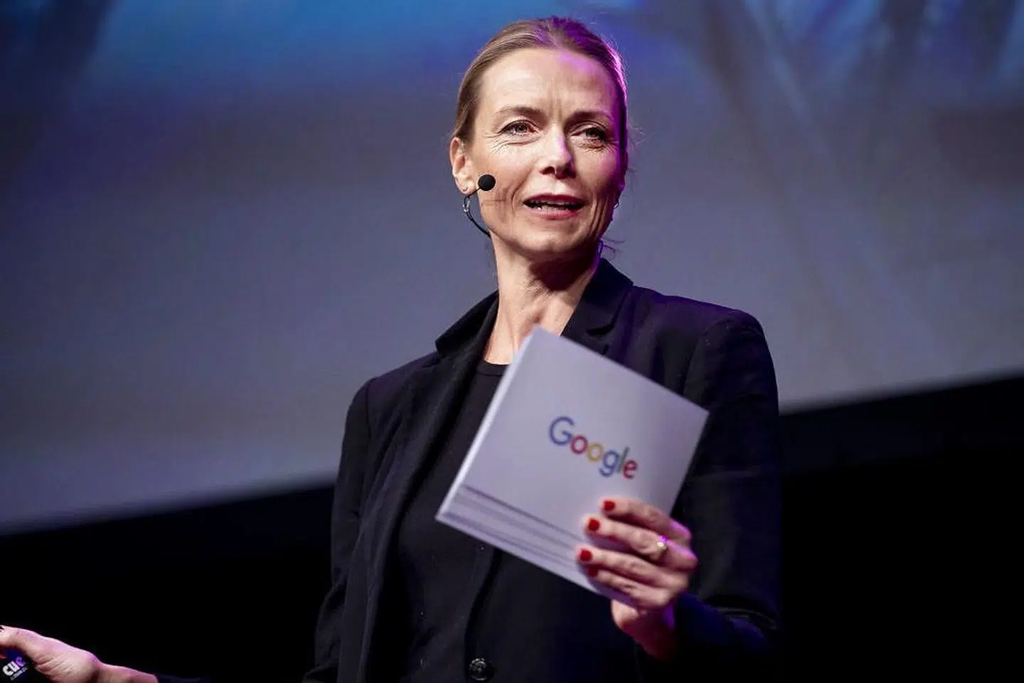 Malou Aamund, der er adm. direktør for Google i Danmark, mener, at kunstig intelligens bliver noget af det mest afgørende for virksomhedernes succes. Men hun frygter, at mange mindre firmaer ikke kommer med på vognen. Arkivfoto: Liselotte Sabroe/Ritzau Scanpix