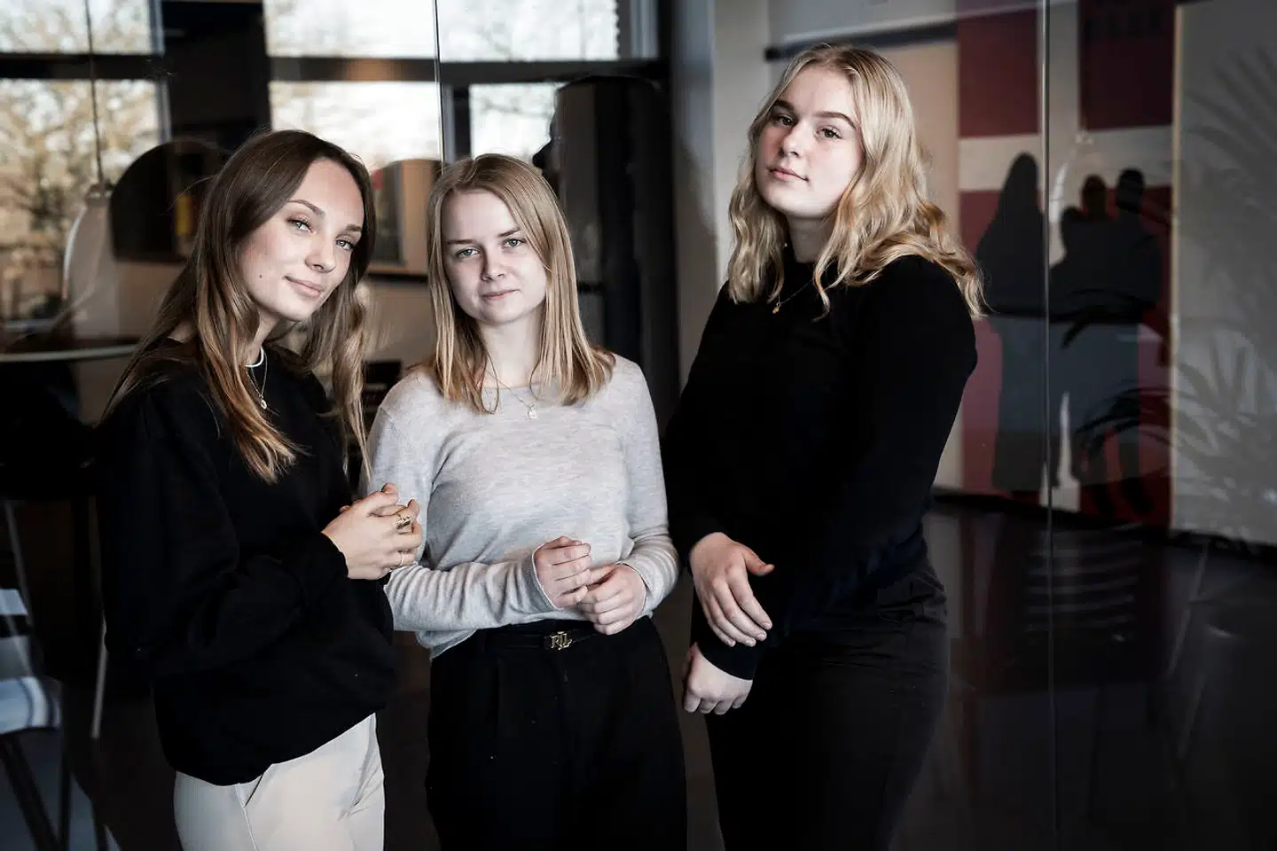 Sofie Petersson, Mathilde Lyngby og Julie Hansen går alle i 1.bf på Herlev Gymnasium. I deres klasse har tre elever ikkevestlig baggrund, mens to af deres parallelklasser udelukkende har elever med rødder i ikkevestlige lande.
