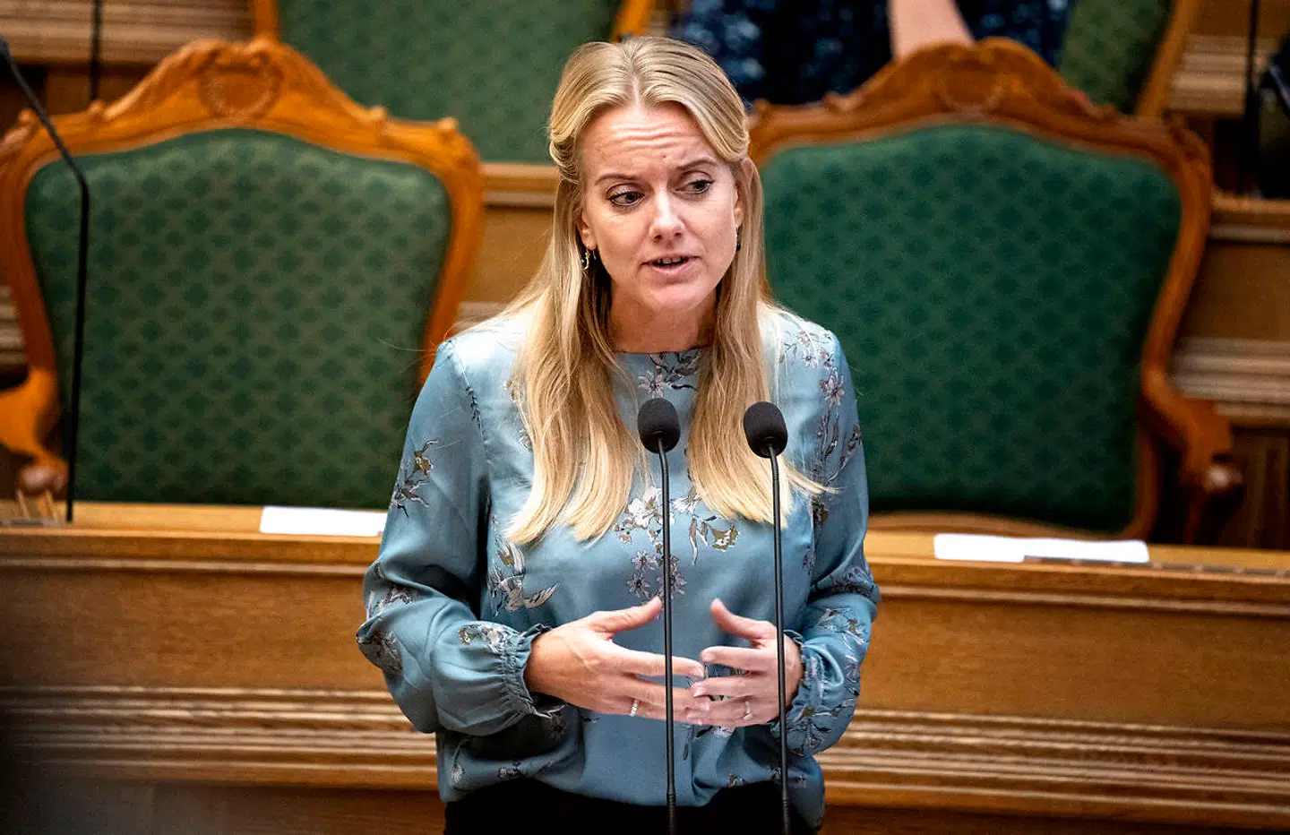 »Vi kan fra Christiansborg ikke nedbryde Facebooks monopollignende stilling, men vi bliver nødt til i lovgivningen at sikre politiske synspunkter mod forskelsbehandling, når platformen nærmest har monopol,« siger Nye Borgerliges formand, Pernille Vermund.