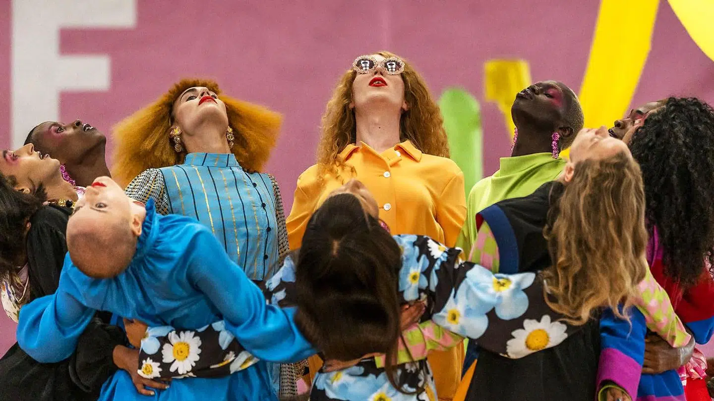 Foto fra Stine Goya-show i 2019 under Københavns modeuge.