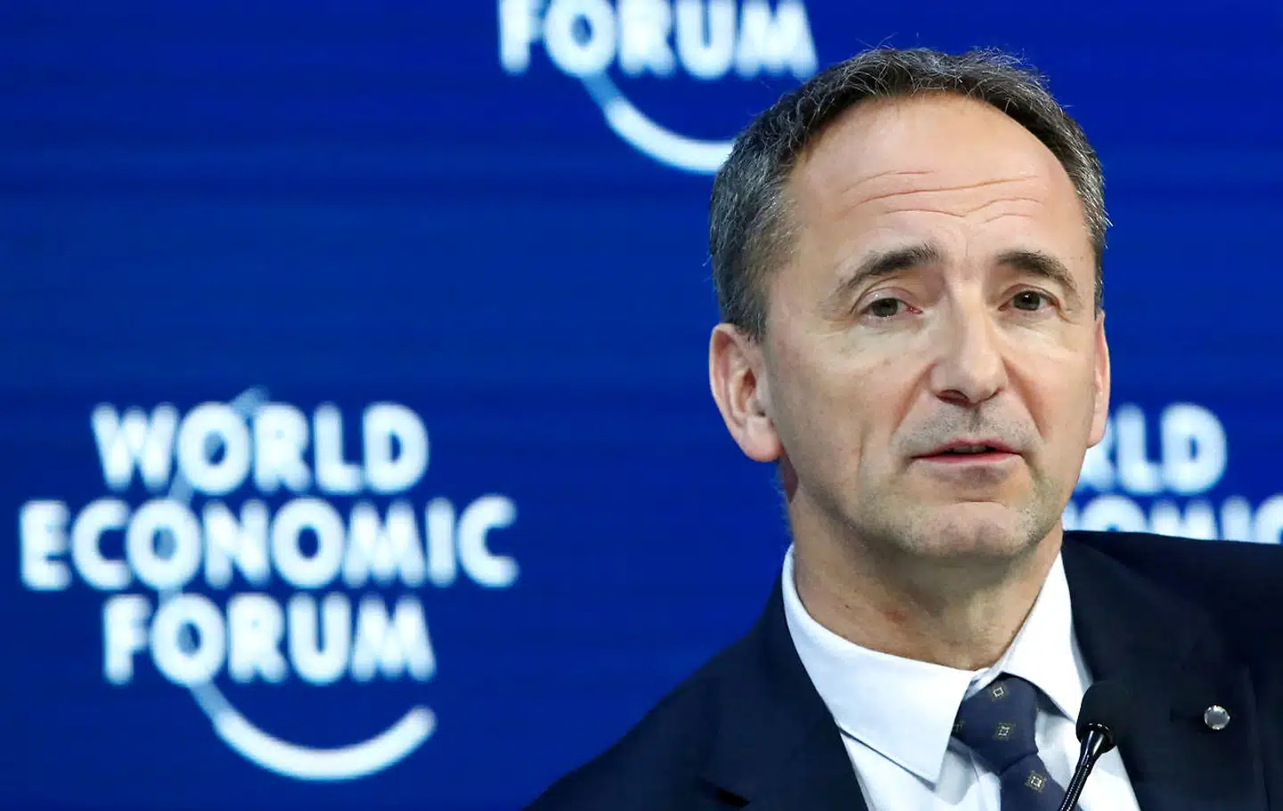 Jim Hagemann Snabe ved mødet i Davos.