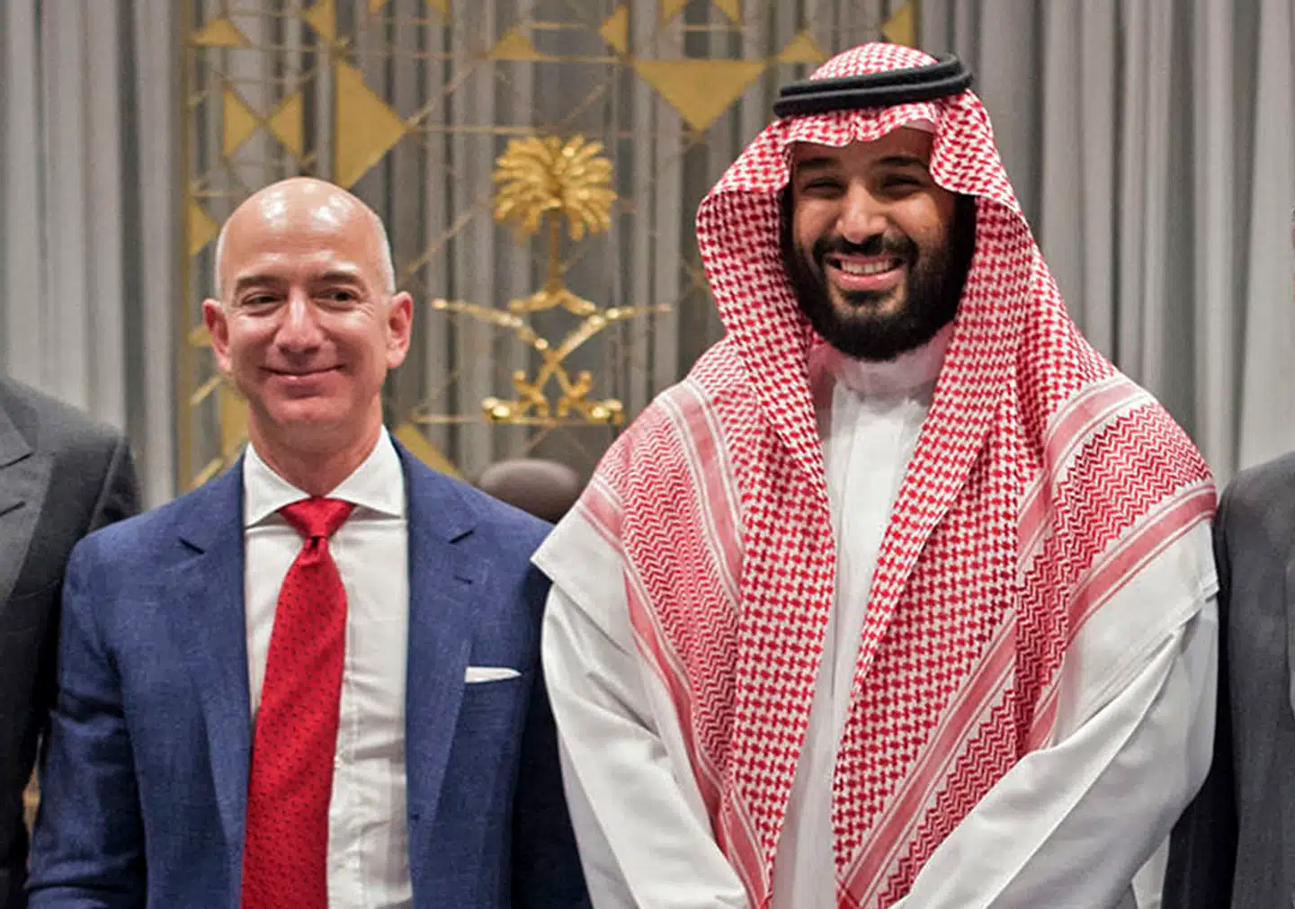 Amazon-stifter Jeff Bezos og Saudi-Arabiens kronprins Mohammed bin Salman mødtes blandt andet i 2016 i Riyadh for at diskutere investeringer i landet.