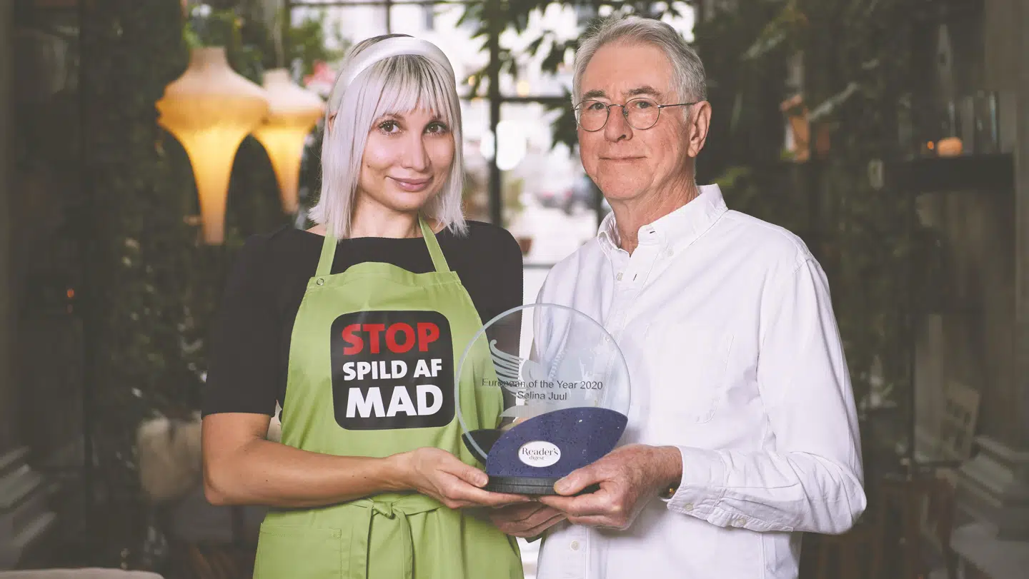 Den internationalt kendte madspildsaktivist, Selina Juul, er nu også internationalt anerkendt. Hun har modtaget prisen fra det amerikanske magasin Reader’s Digest som Årets Europæer.