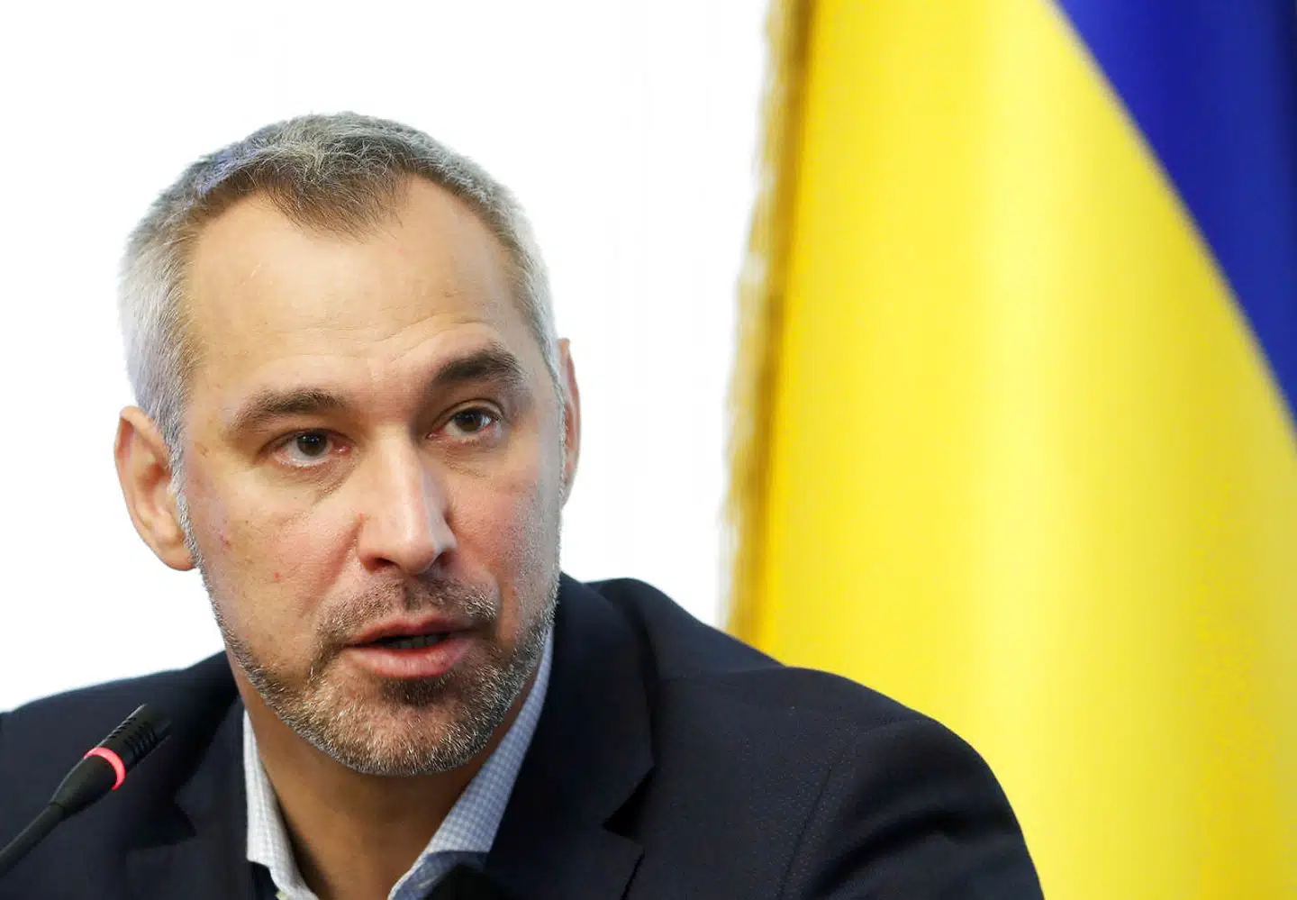 Ukraines nye rigsadvokat, Ruslan Riabosjapka, er direkte udpeget af Volodymyr Selenskyj og har siddet i stolen siden september 2019. Arkivfoto: Valentyn Ogirenko/Reuters/Ritzau Scanpix