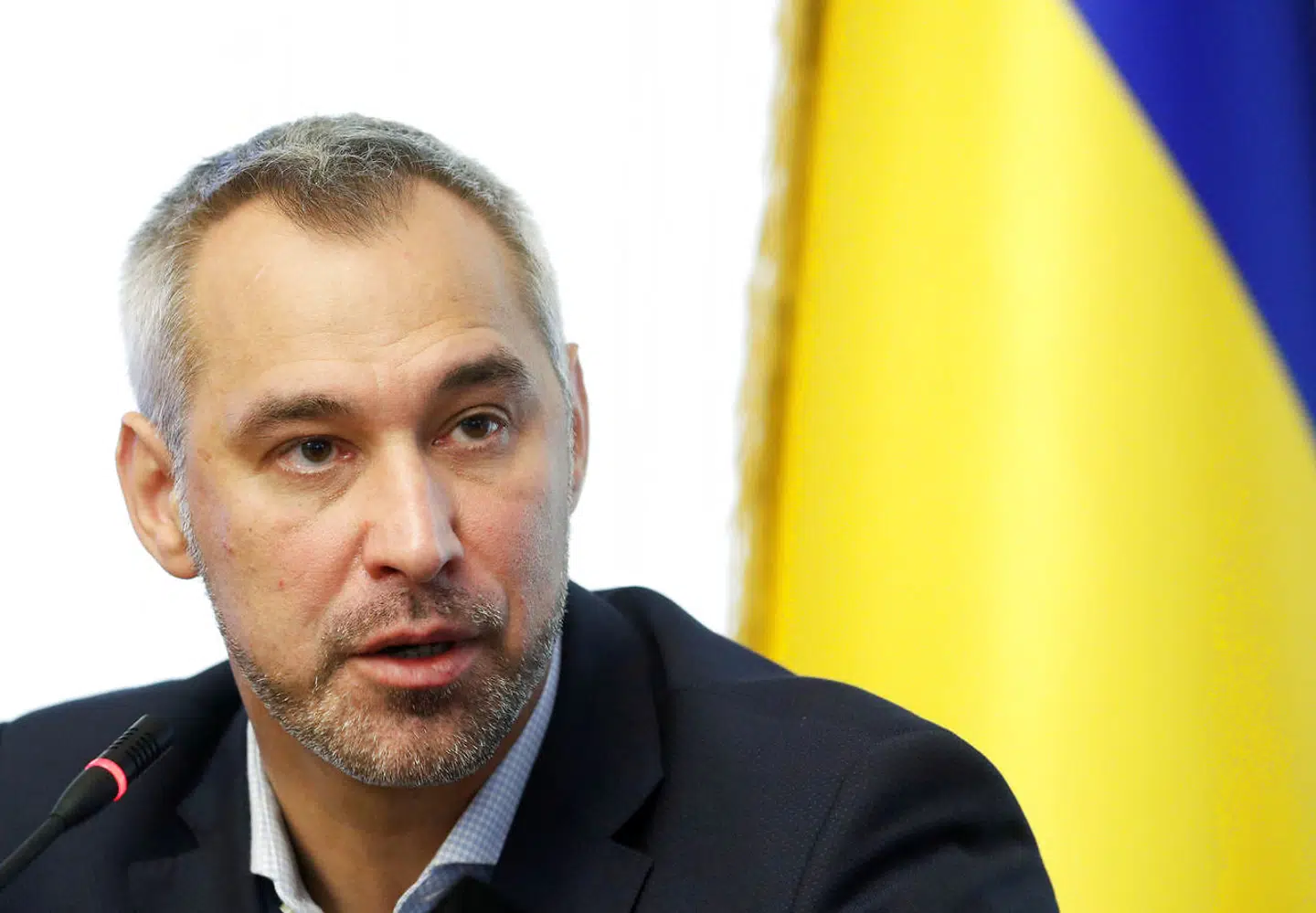 Ukraines nye rigsadvokat, Ruslan Riabosjapka, er direkte udpeget af Volodymyr Selenskyj og har siddet i stolen siden september 2019. Arkivfoto: Valentyn Ogirenko/Reuters/Ritzau Scanpix