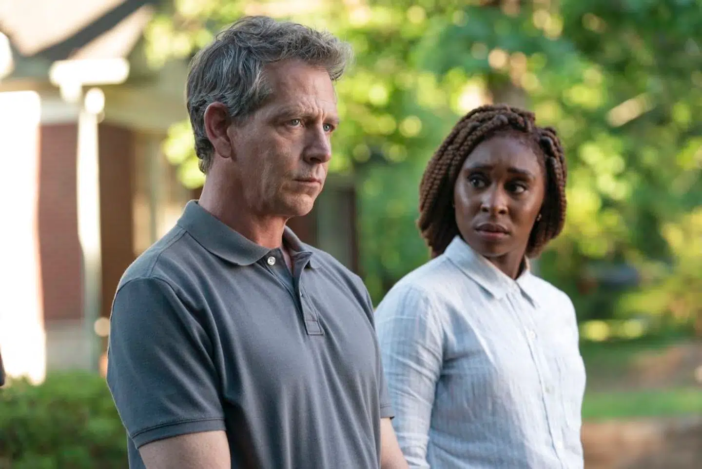 Ben Mendelsohn og Cynthia Erivo udforsker en række uforklarlige mord i HBOs »The Outsider«. PR-foto