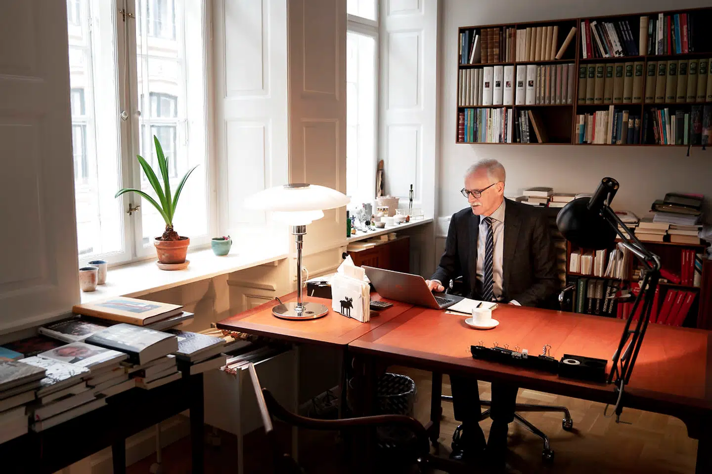 Johannes Riis, forlægger og tidligere litterær direktør for Gyldendal.