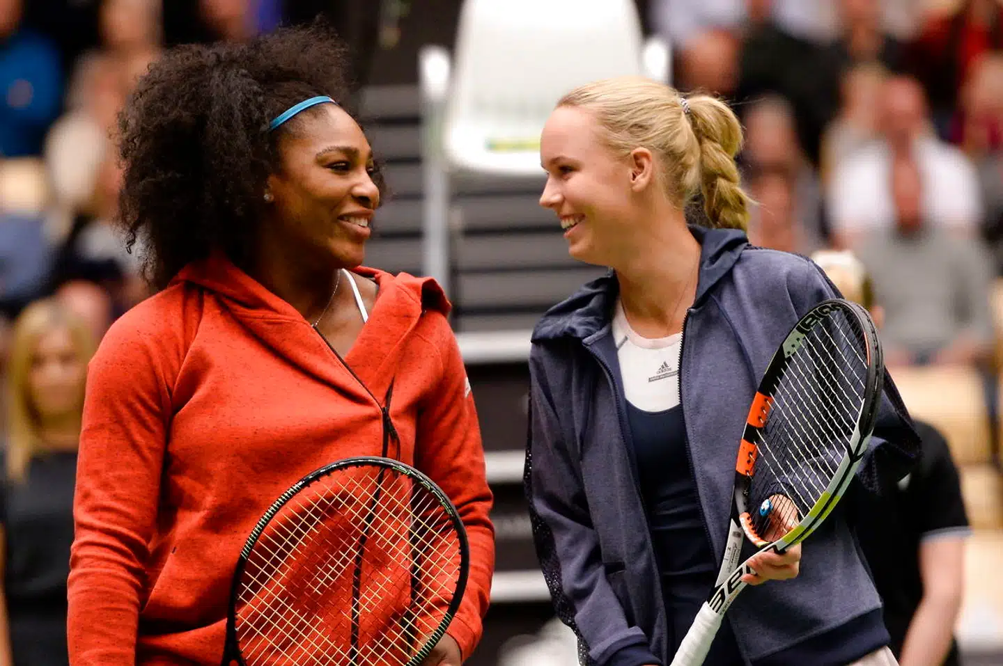 Arkivfoto: Med en sejr i to sæt over belgiere er Caroline Wozniacki og Serena Williams klar til finalen i ASB Classic.