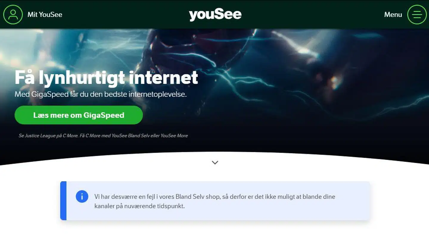 En kvart million YouSee-kunder har på tredje dag ikke adgang til at skifte TV-kanaler og streamingtjenester, som de betaler for.