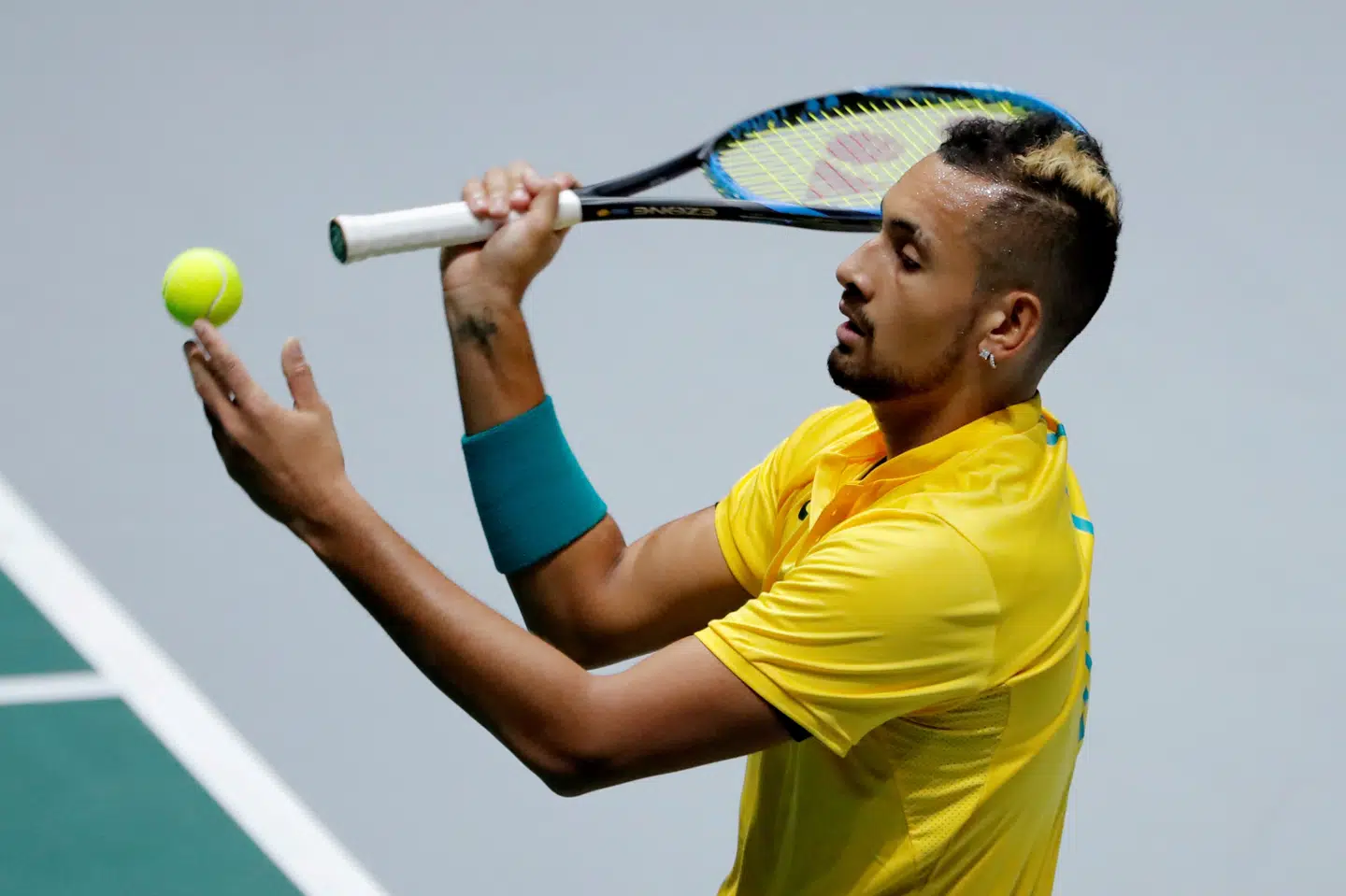 Nick Kyrgios er igennem tiden kommet med mange kontroversielle udmeldinger. Denne gang får han dog støtte fra flere sider, da han har lovet 200 australske dollar til ofre for brande i Australien for hvert es, han laver. (Arkivfoto) Susana Vera/Reuters