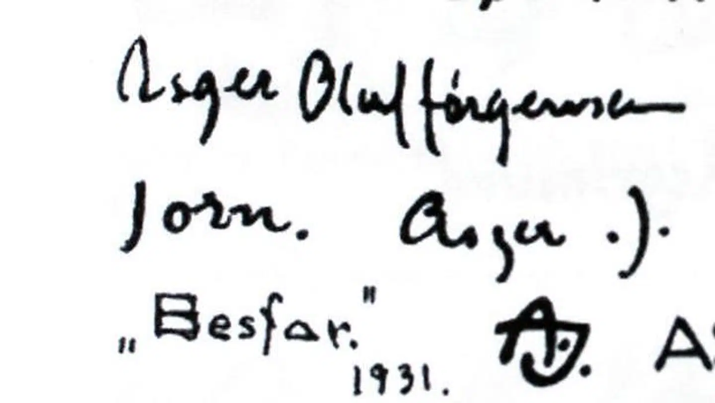 Hvordan gennemskuer lægmand, at Asger Jorn fx også kunne signere et billede med Besfar, ASKA eller Asger O.J.?