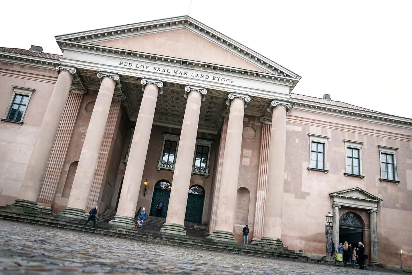Danske Bank bliver i dag stævnet ved Københavns Byret (billedet) af vrede investorer, der bl.a. tæller udenlandske pensionskasser. Arkivfoto: Niels Christian Vilmann/Ritzau Scanpix