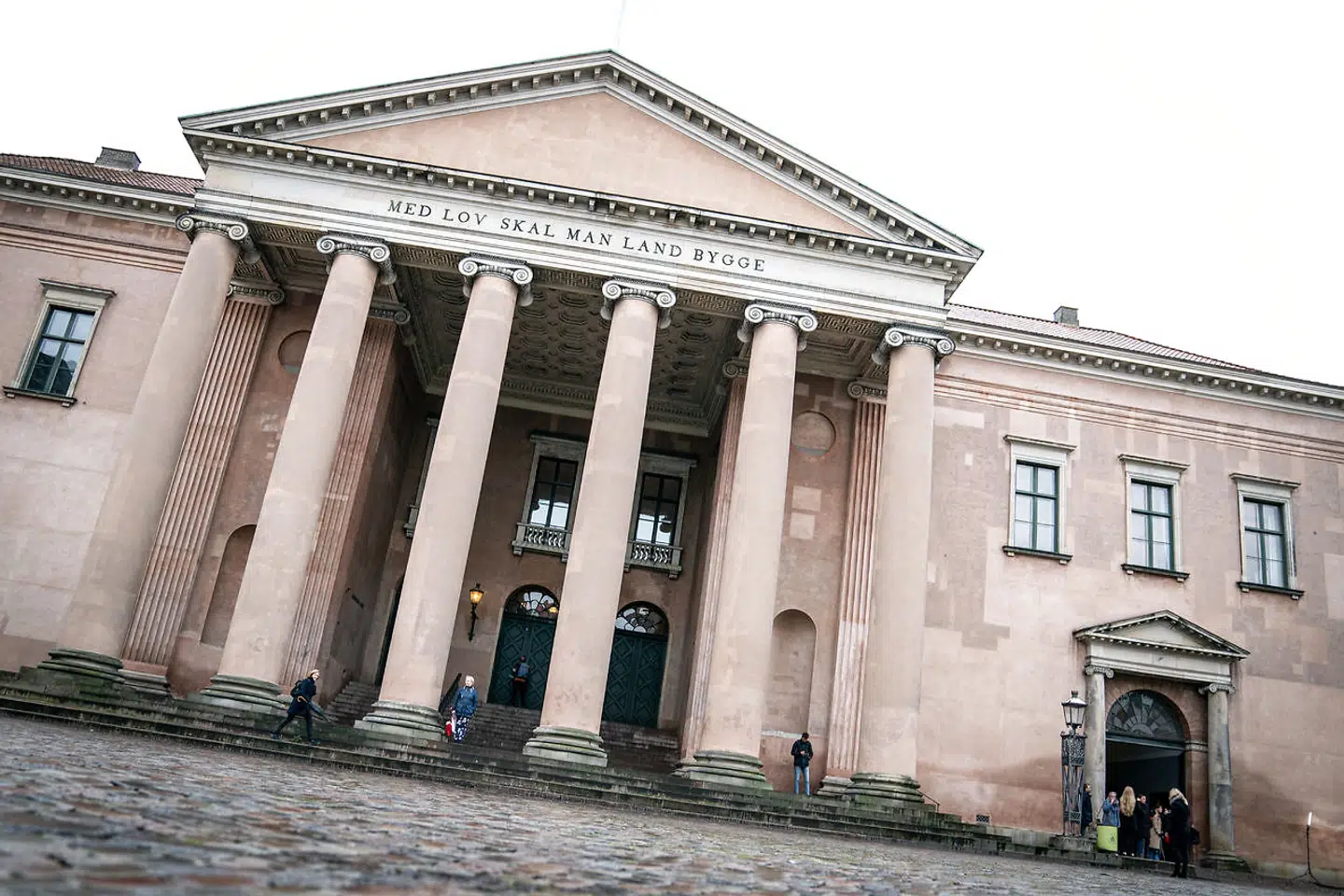 Danske Bank bliver i dag stævnet ved Københavns Byret (billedet) af vrede investorer, der bl.a. tæller udenlandske pensionskasser. Arkivfoto: Niels Christian Vilmann/Ritzau Scanpix