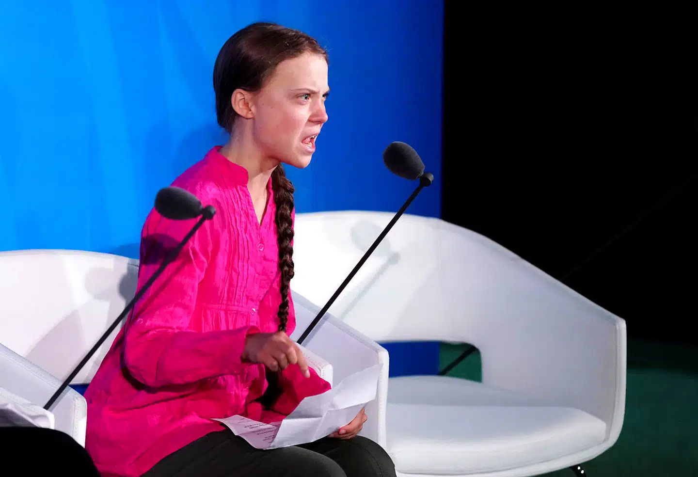 Greta Thunberg.