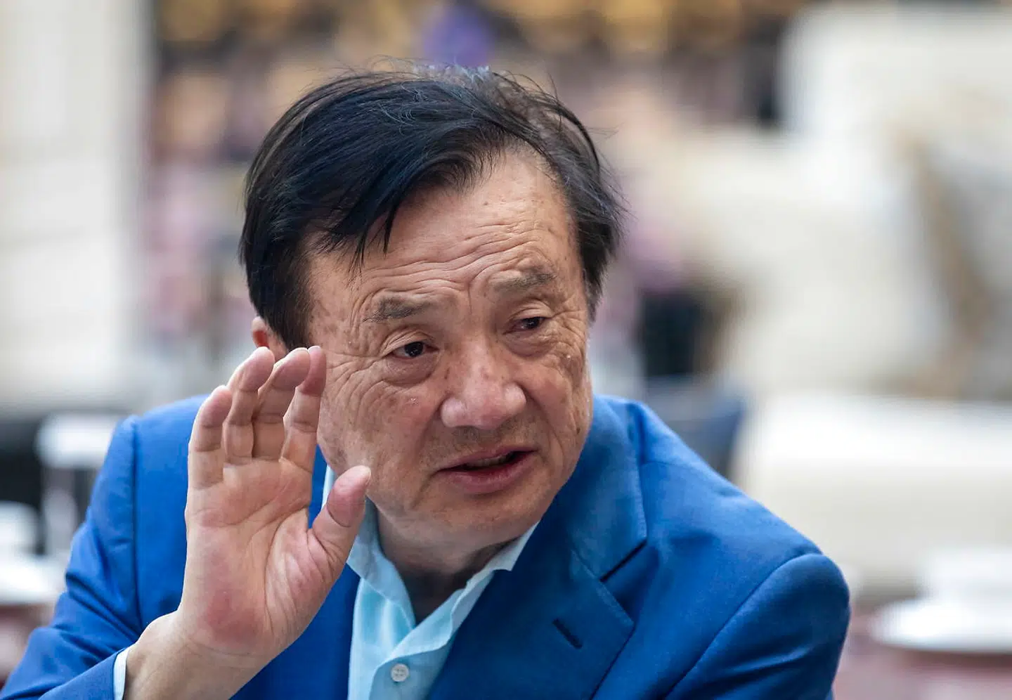Ren Zhengfei er topchef i Huawei, som i flere lande er blevet omdrejningspunkt for politisk debat. Arkivfoto: Alex Plavevski/EPA/Ritzau Scanpix