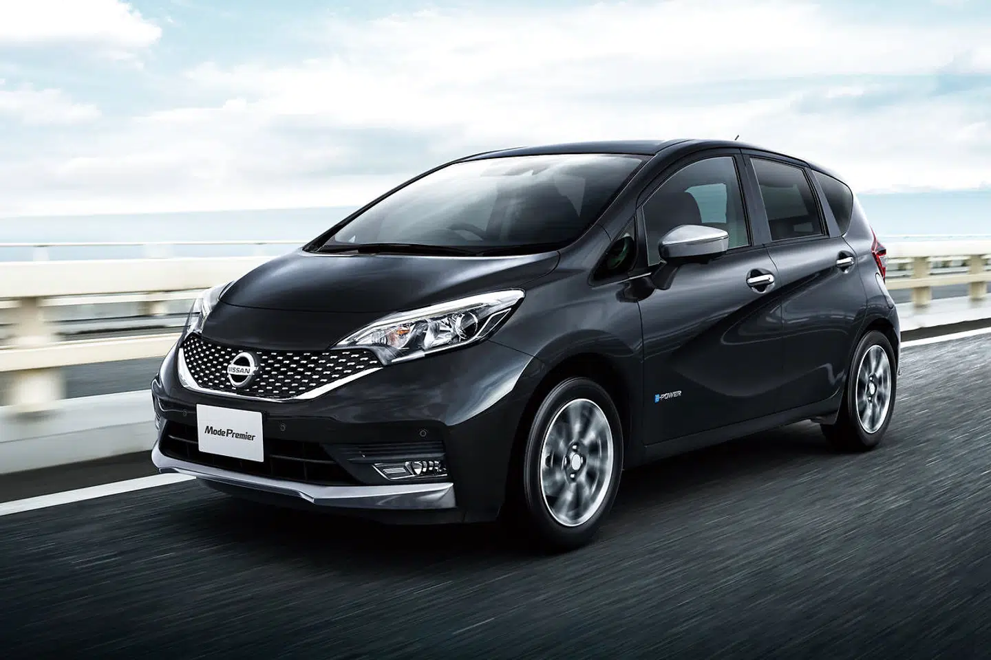 Nissan Note kører allerede med e-power-teknologi i Japan, hvor det er elmotorer, der driver hjulene.