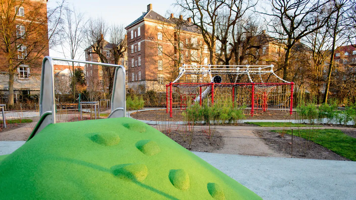 Torsdag er en spritny legeplads indviet i Frederiksberg Have.