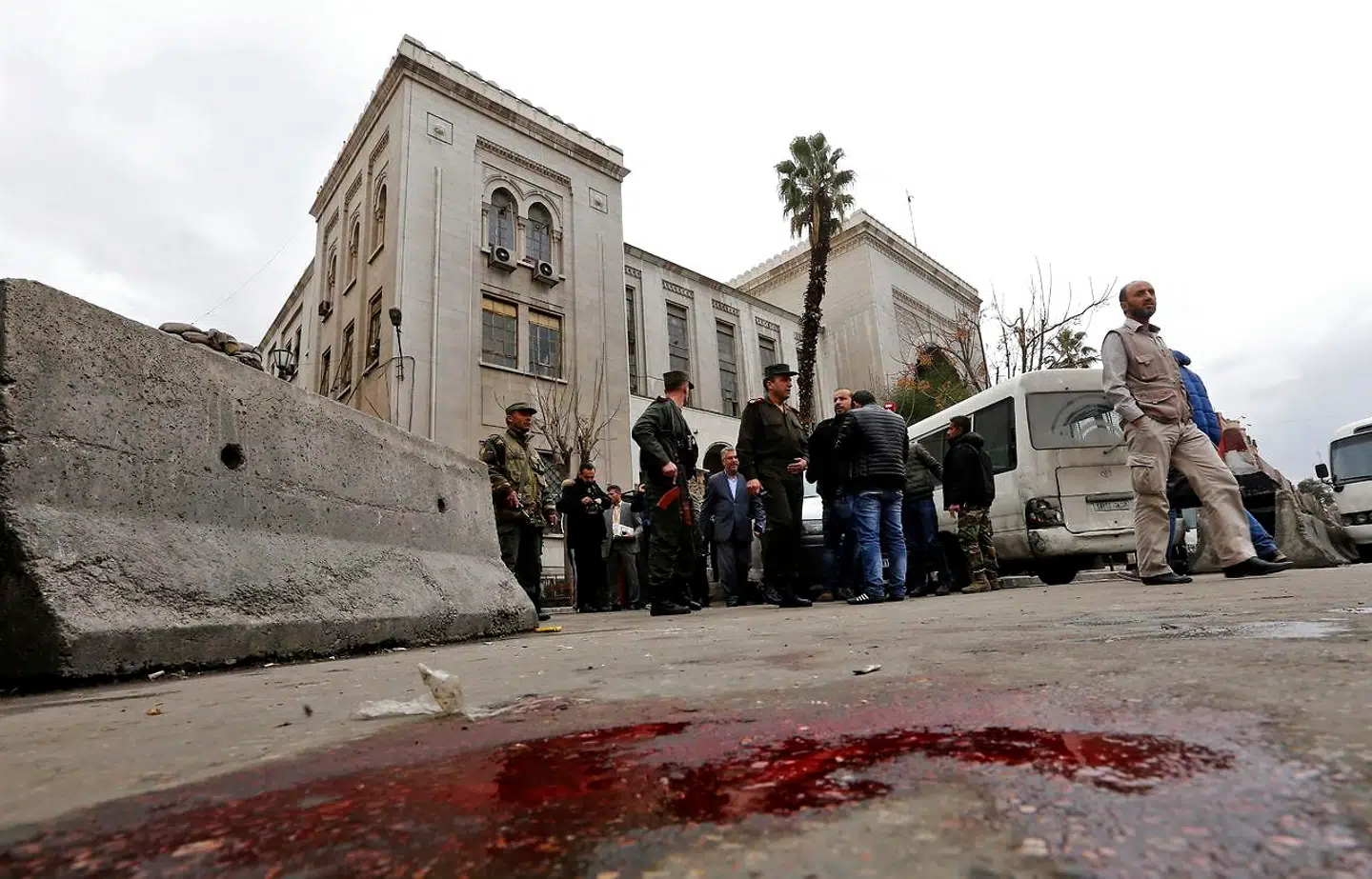 En selvmordsbomber udløste i 2017 et blodbad nær den gamle by i Damaskus. I dag er der ikke længere en særlig sikkerhedsrisiko i byen, vurderer de danske myndigheder.