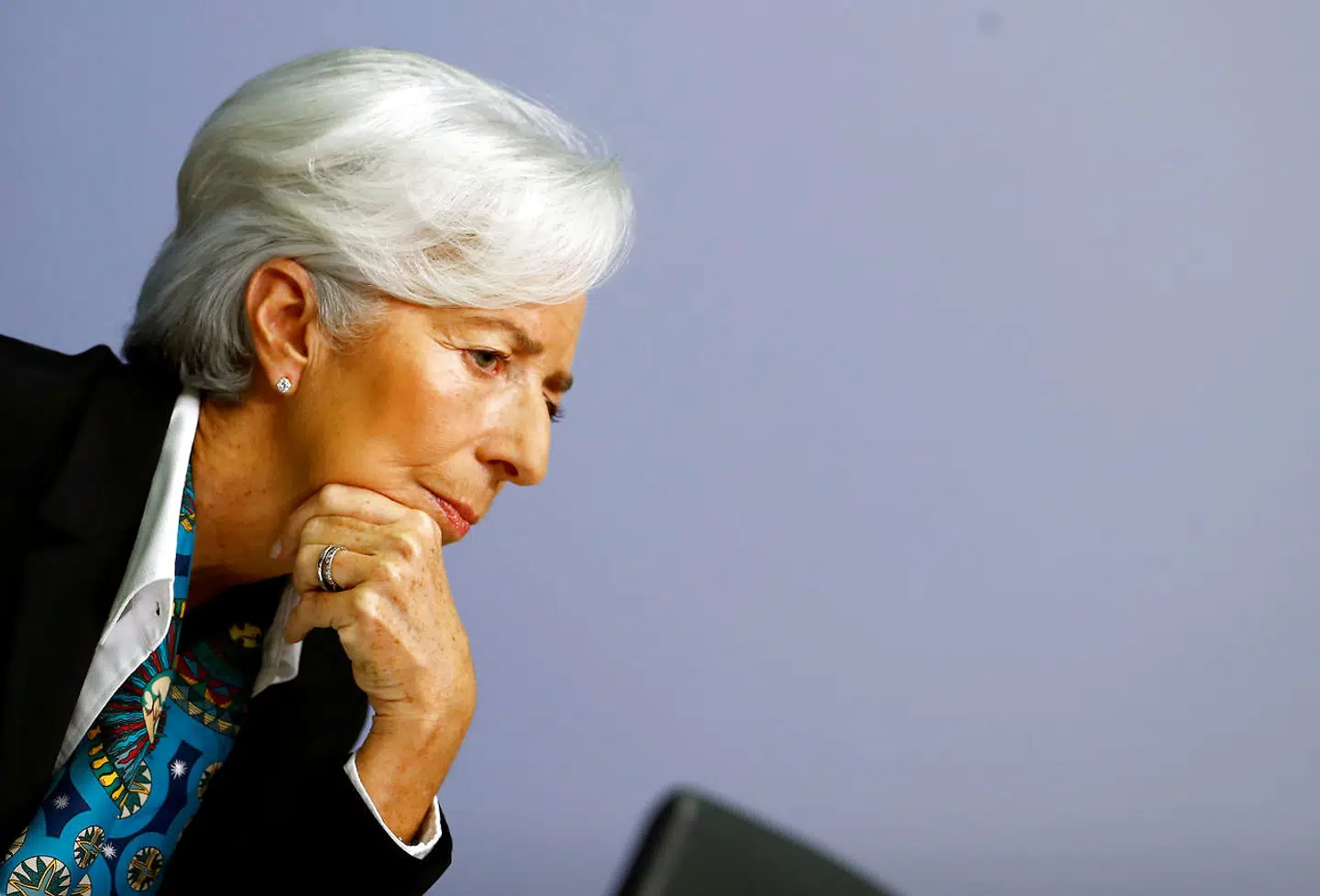 I sidste uge havde den nye chef for Den Europæiske Centralbank, Christine Lagarde, sit første rentemøde. Som ventet holdt ECB renten uændret og lovede samtidig at fortsætte sit program med de såkaldt kvantitative lempelser. Foto: Ralph Orlowski/Ritzau Scanpix