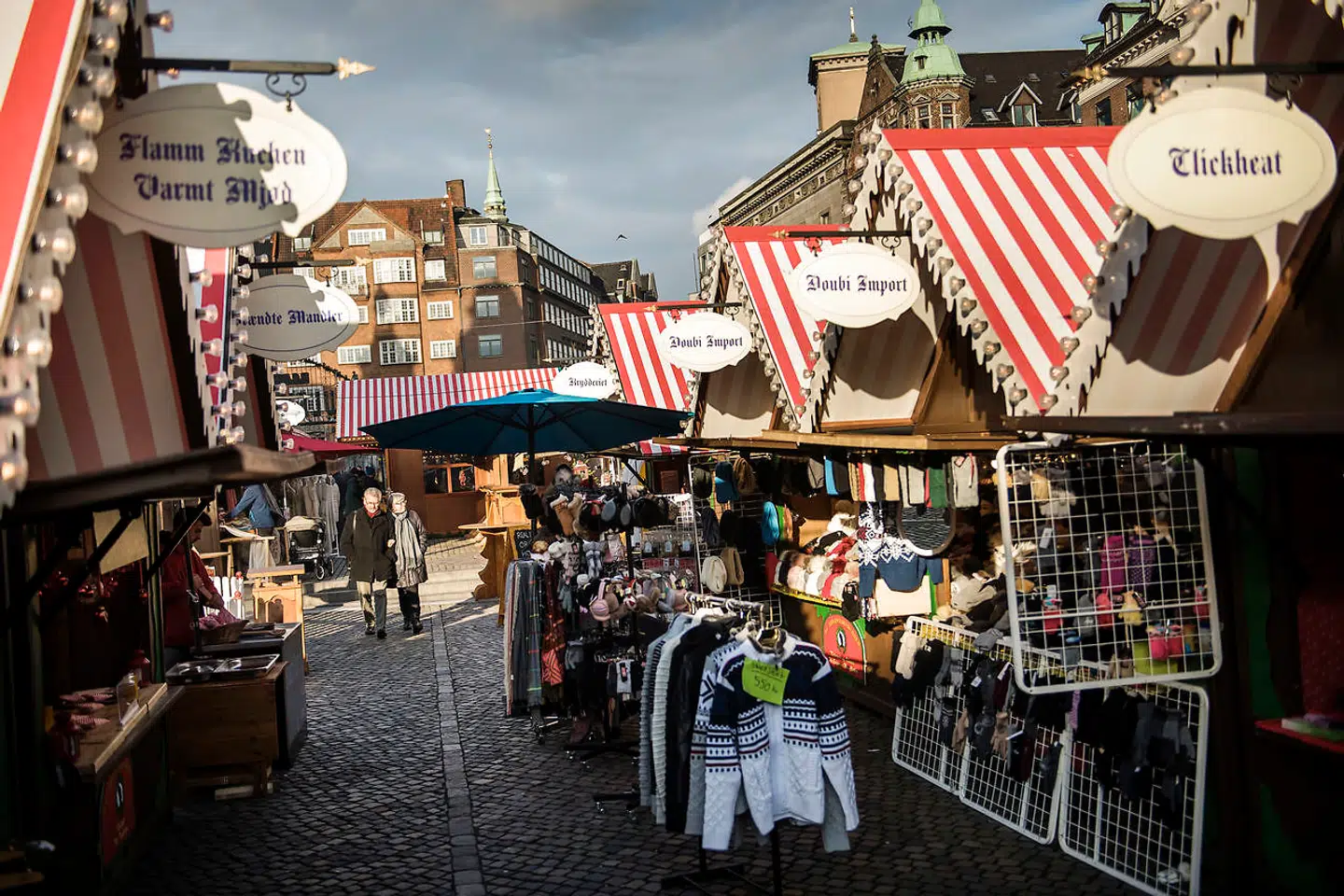 På Nytorv i København har julemarkedet i flere år haft et H.C. Andersen-tema.