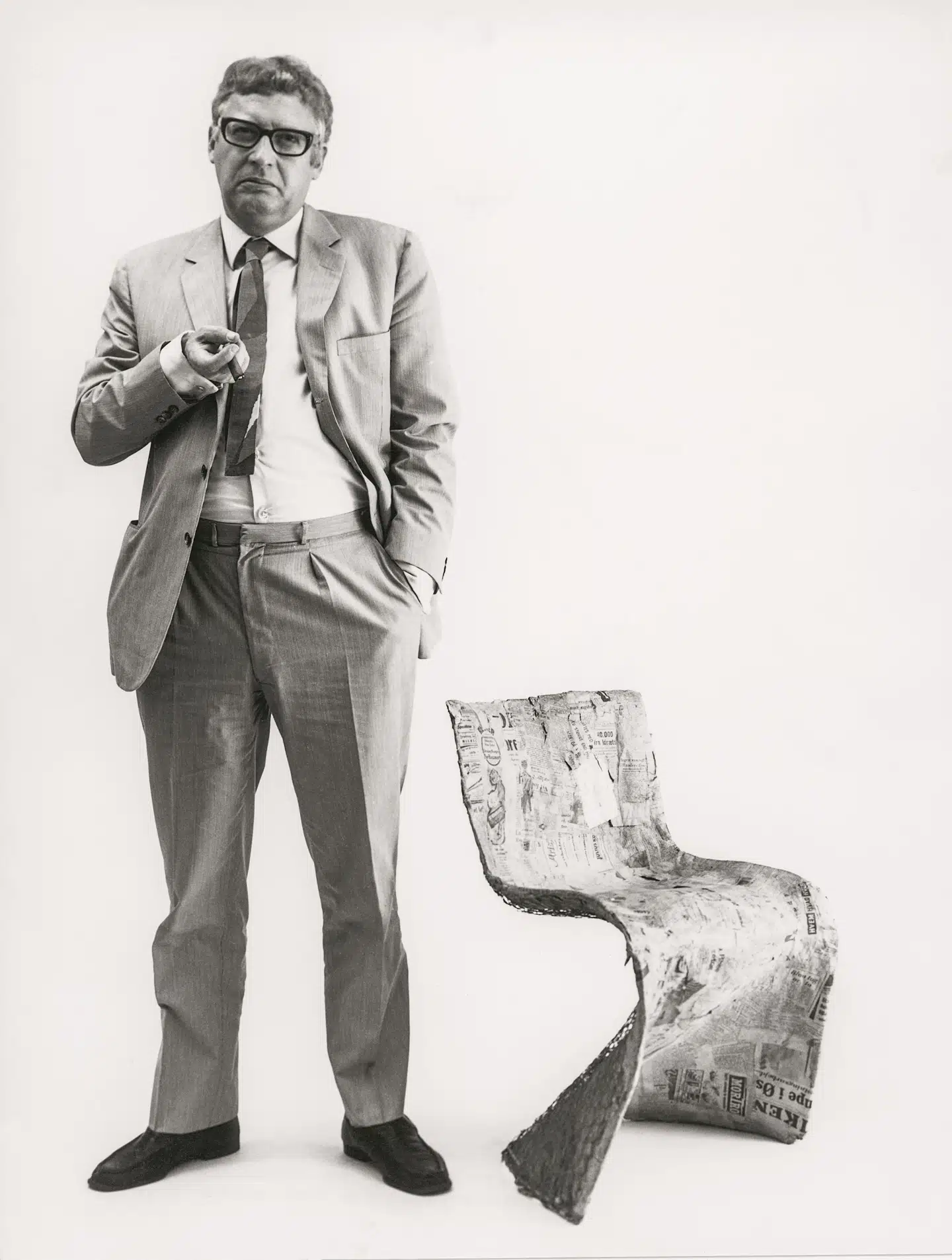 Aagaard med den såkaldte »hønsestol«.