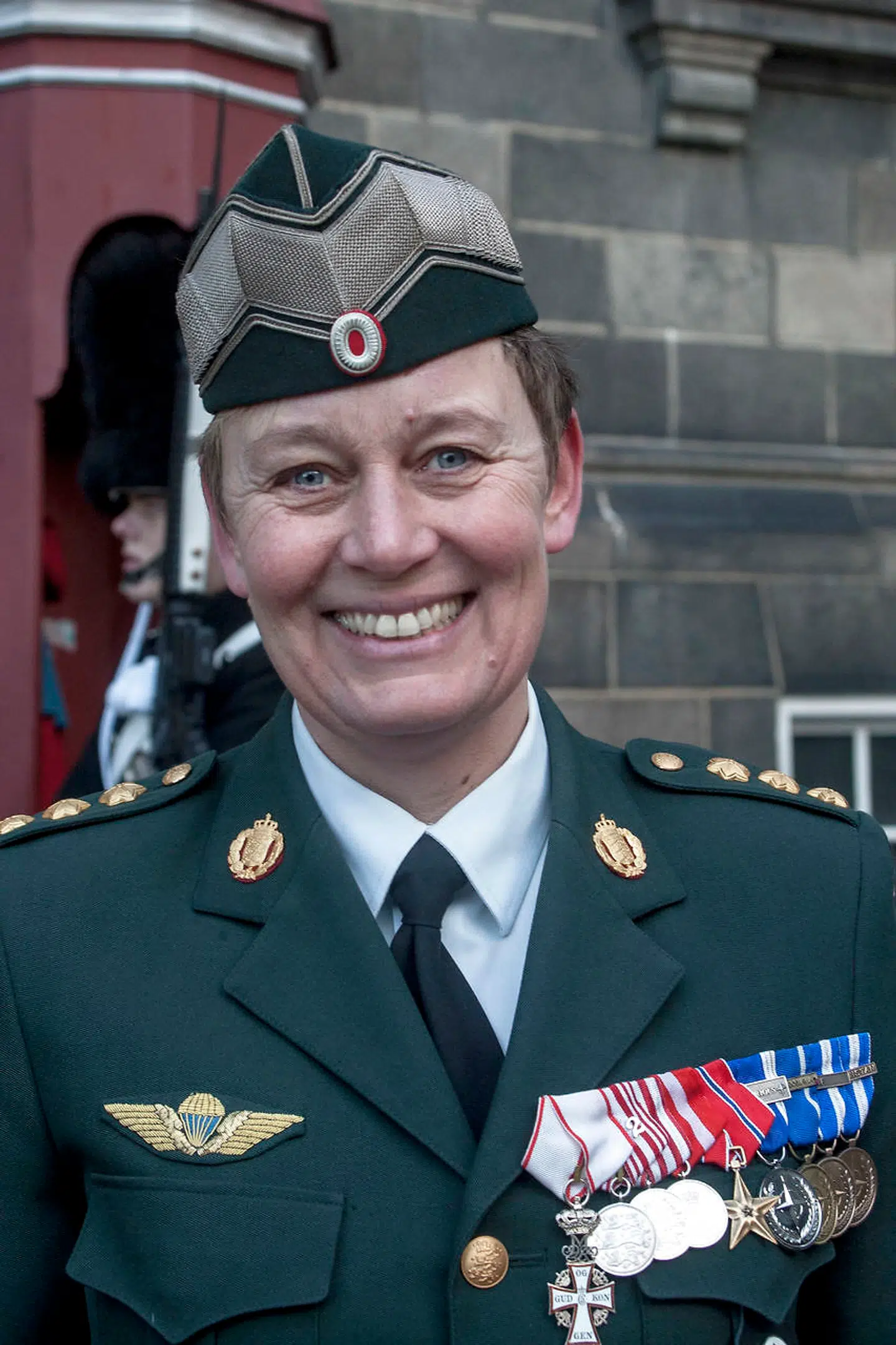 Oberst Susanne Lund var i audiens hos Dronningen på Christiansborg Slot mandag den 5. februar 2018. I dag er hun chef for Forsvarskommandoens Kommunikationsafdeling.