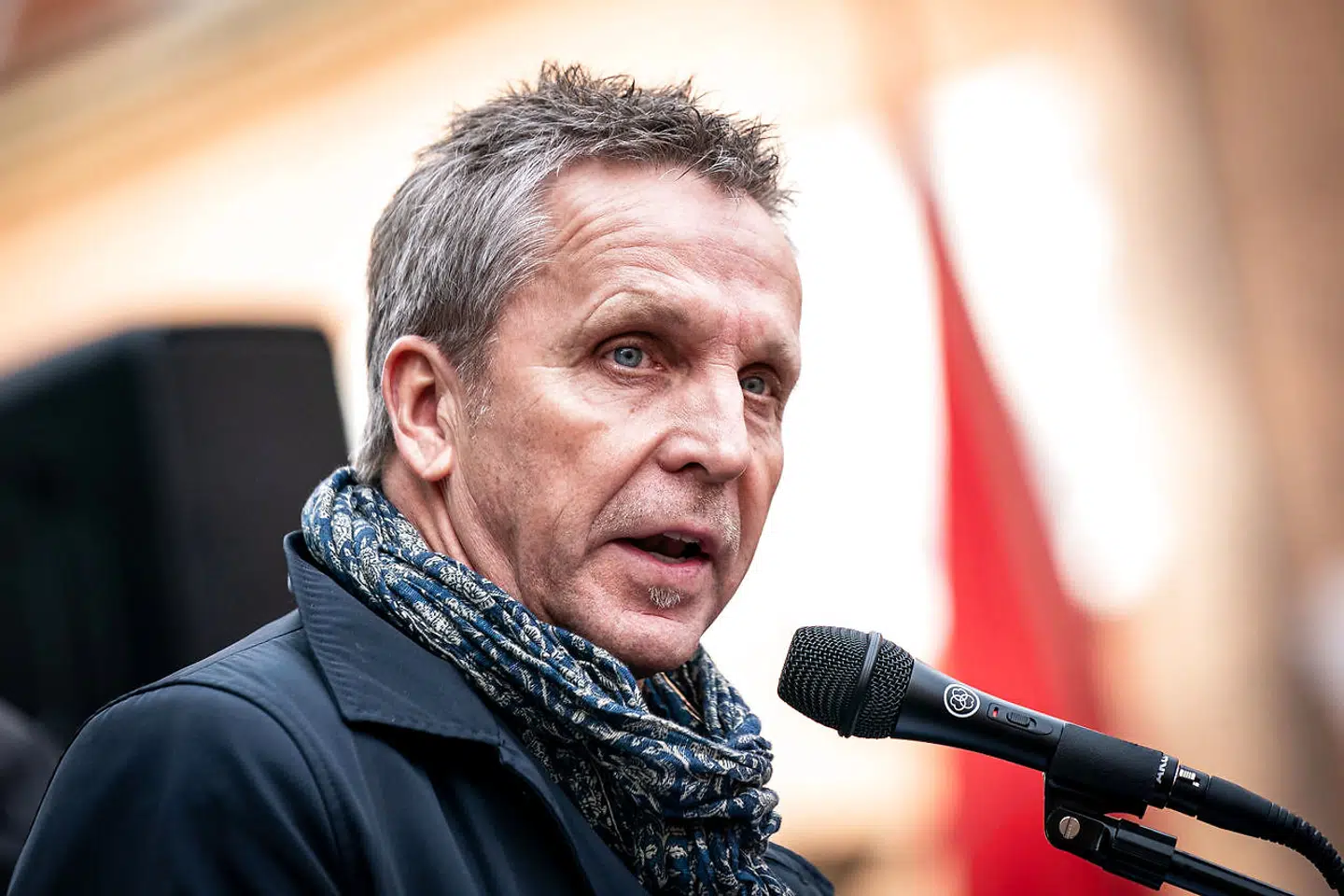 Forbundsformand for 3F, Per Christensen er vist lidt bange for stilladsarbejderne.