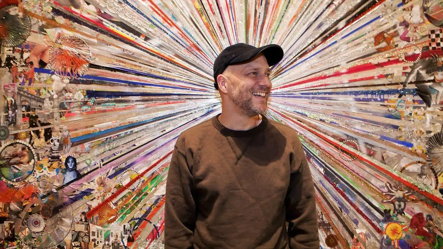 Den danske kunstner Tal R er ifølge sine advokater tilfreds med afgørelsen. Her er tal R fotograferet på Kunstmuseet Aros.