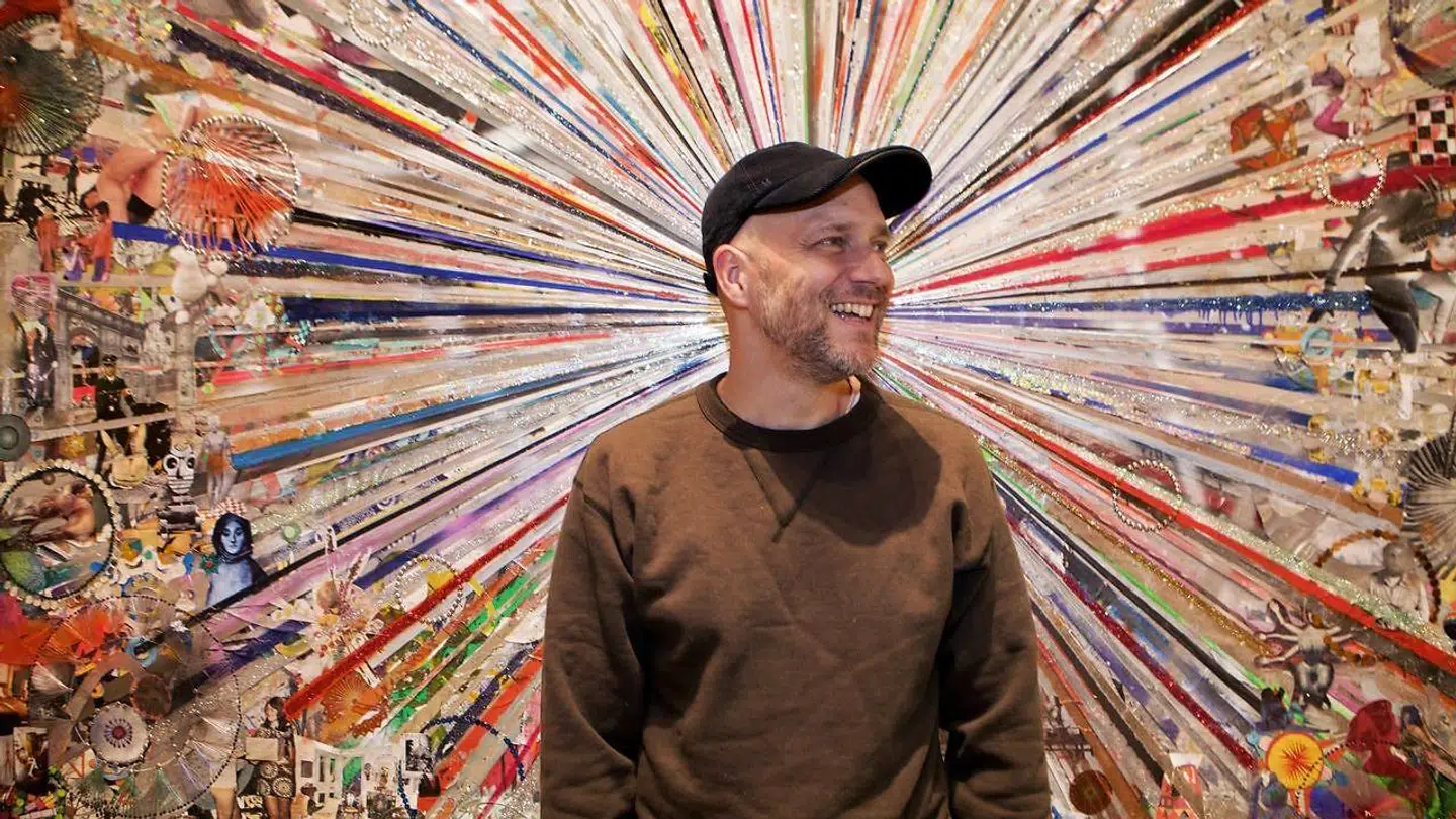 Den danske kunstner Tal R er ifølge sine advokater tilfreds med afgørelsen. Her er tal R fotograferet på Kunstmuseet Aros.