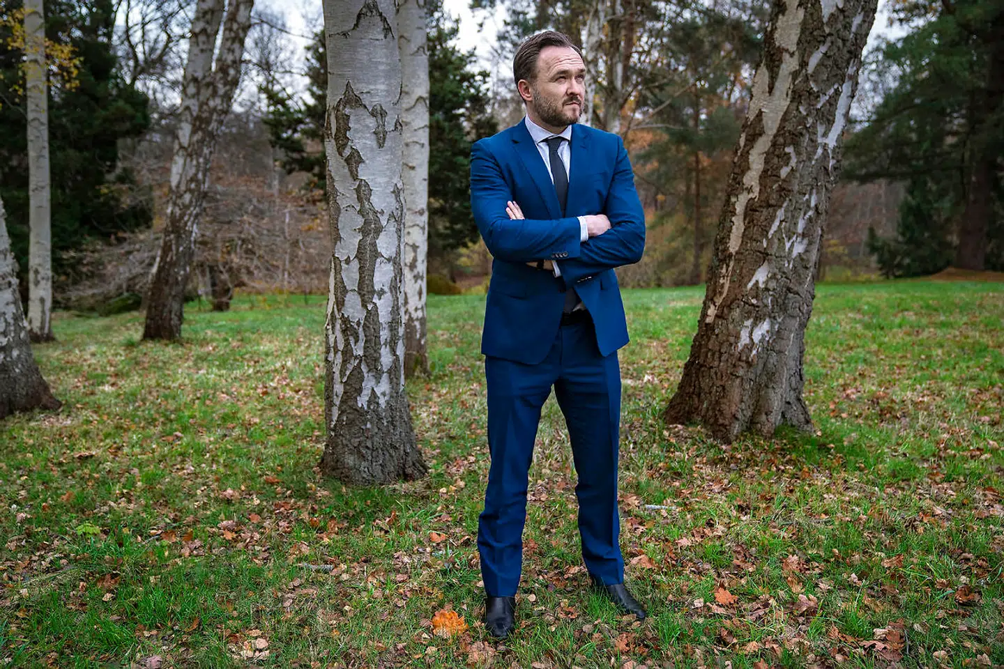 Klima-, energi- og forsyningsminister Dan Jørgensen ved Marienborg.