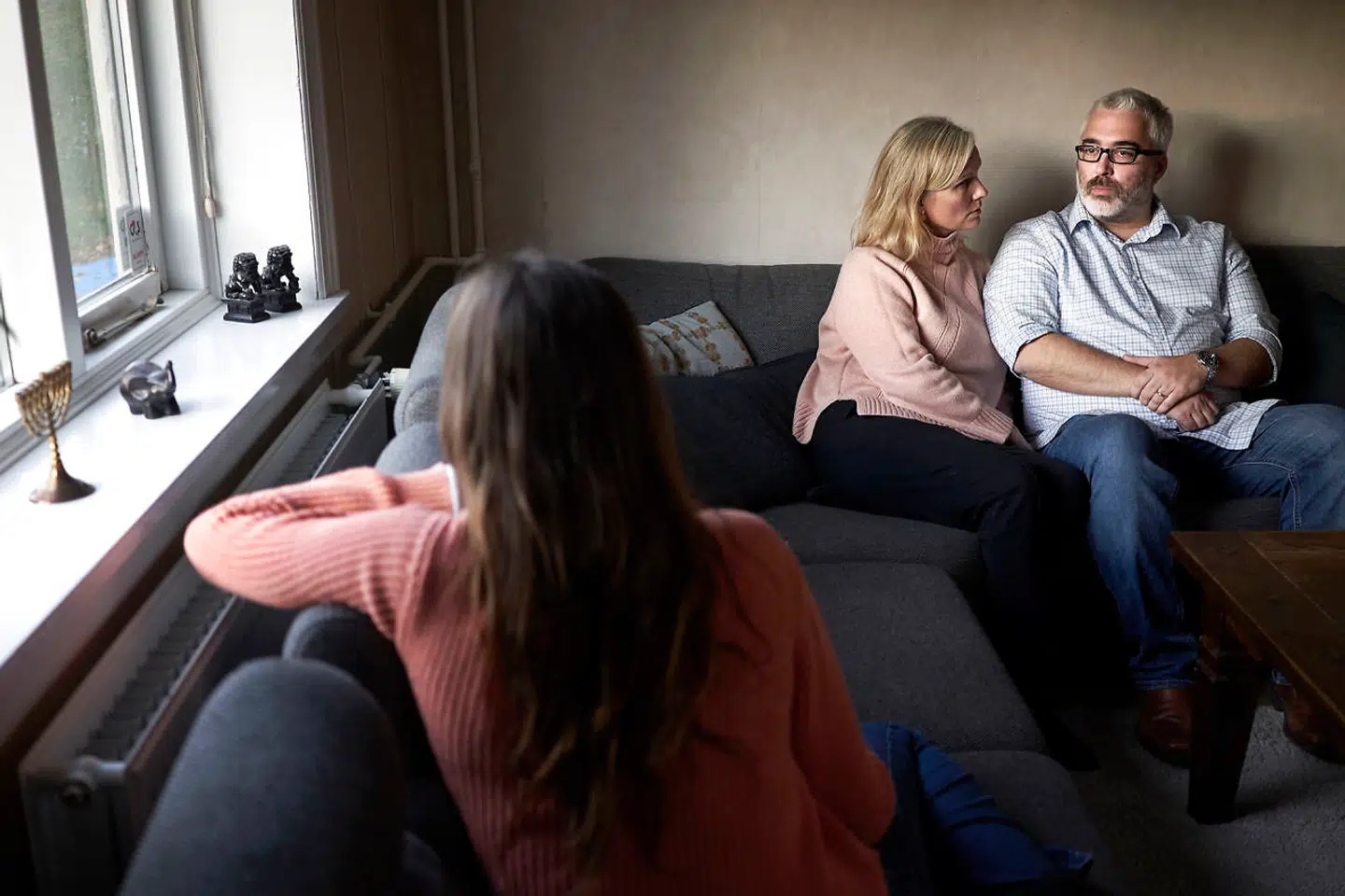 Pernille, Michael og datteren Rebecca fortalte i weekenden deres historie om antisemitisme og trusler i den lokale skole og på privatadressen.