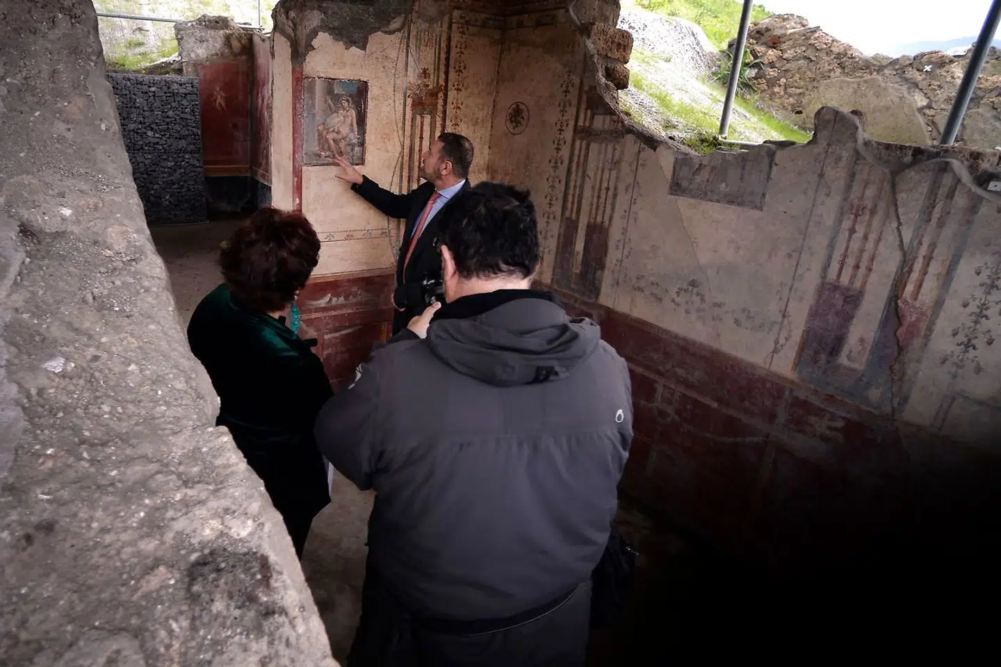 Maleriet blev opdaget i november 2018, men er først nu blevet afsløret for offentligheden.