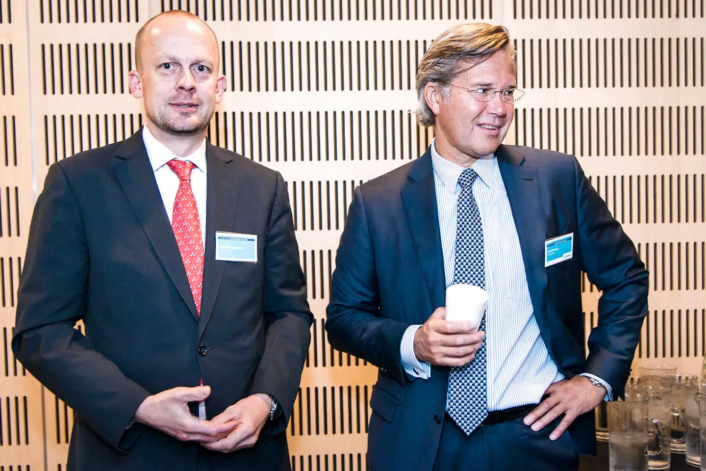 Trond Westlie (til højre), tidligere CFO.